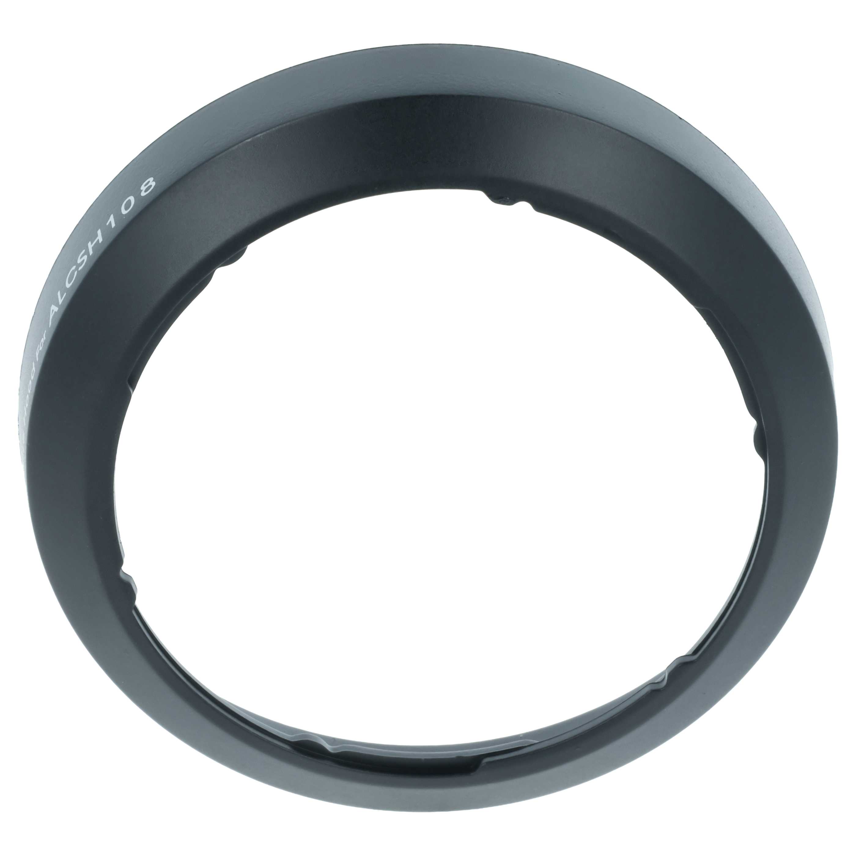 Lens Hood replaces Sony SH108, ALC-SH108 for Sony Lens with 55 mm Diameter, plastic, black