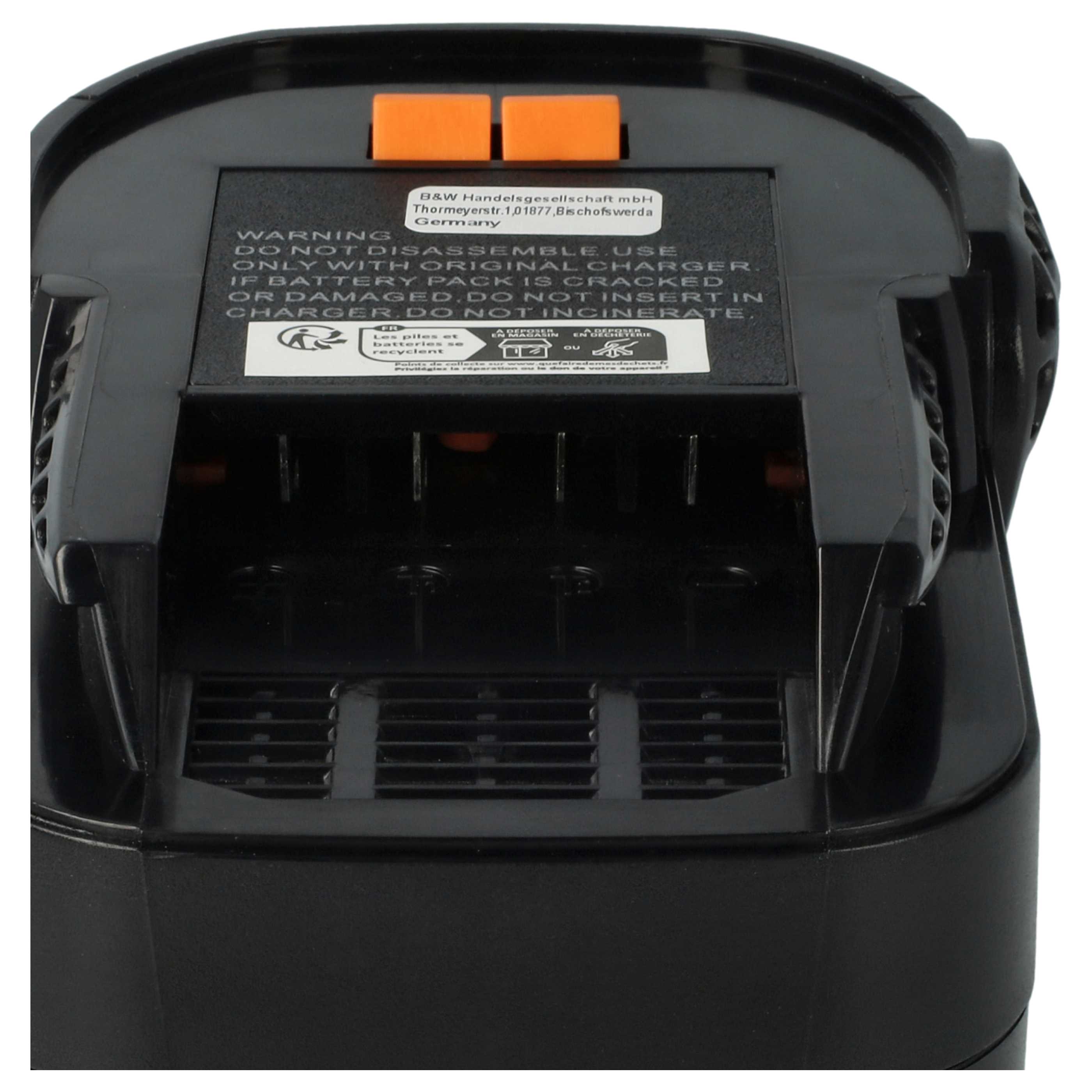 Batterie (3 pcs.) remplace AEG B1814, B1817G, B1814G, B1817, L1815 outil électrique Ridgid - 3Ah 18V Li-ion