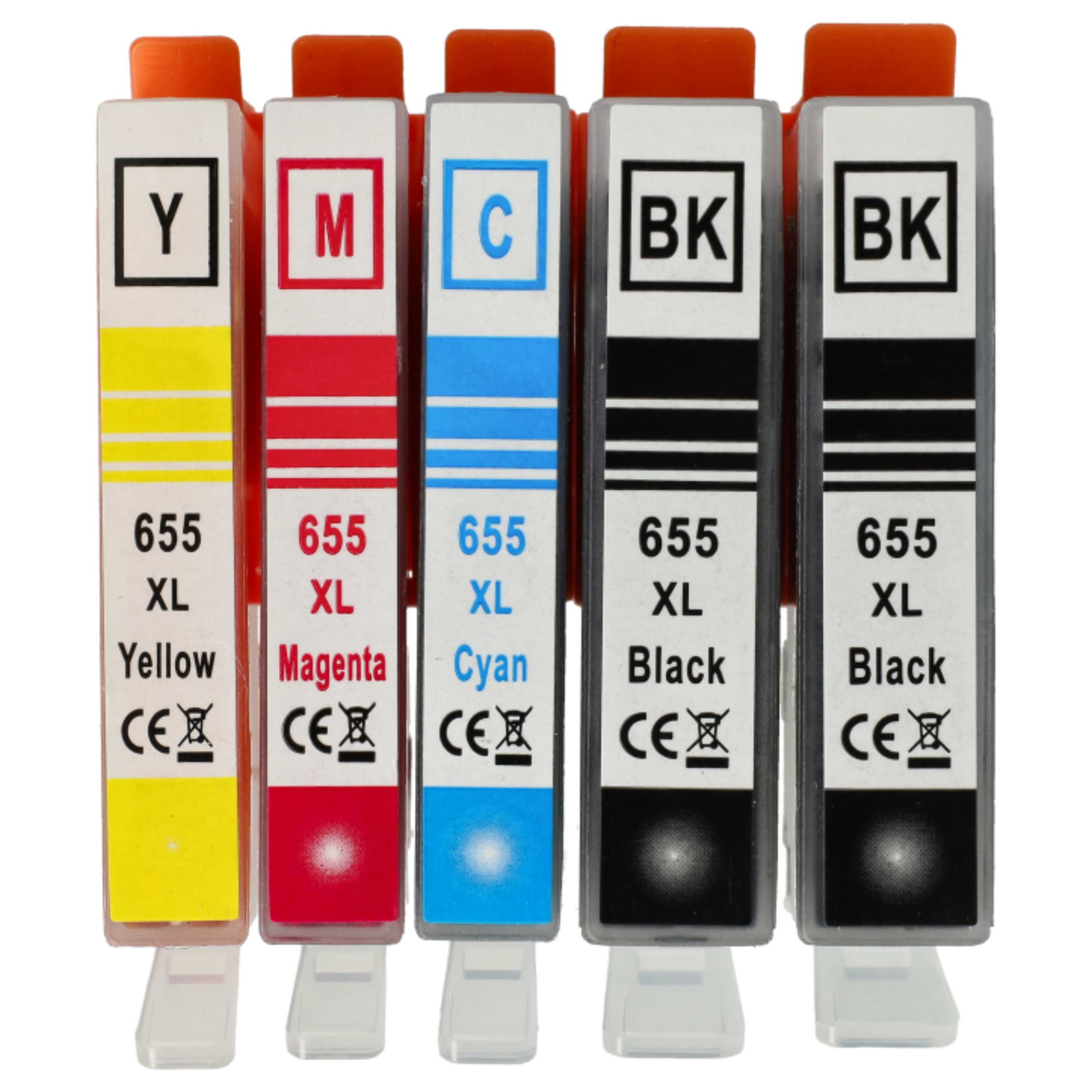 10x Ink Cartridges for HP Advantage 5525 Printer - B/C/M/Y