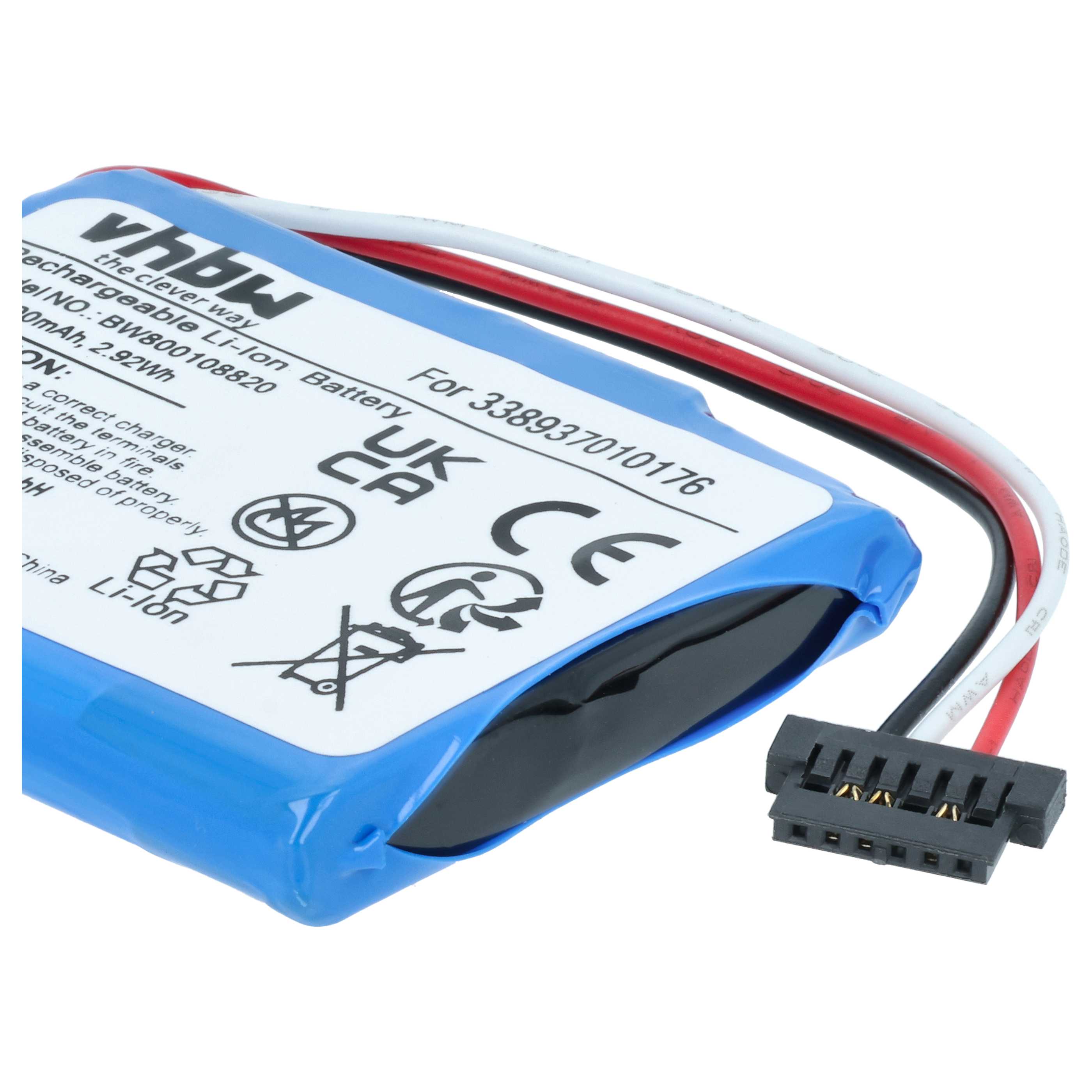 Akumulator do nawigacji GPS zamiennik Pioneer 827304, 338937010176 - 790 mAh 3,7 V Li-Ion