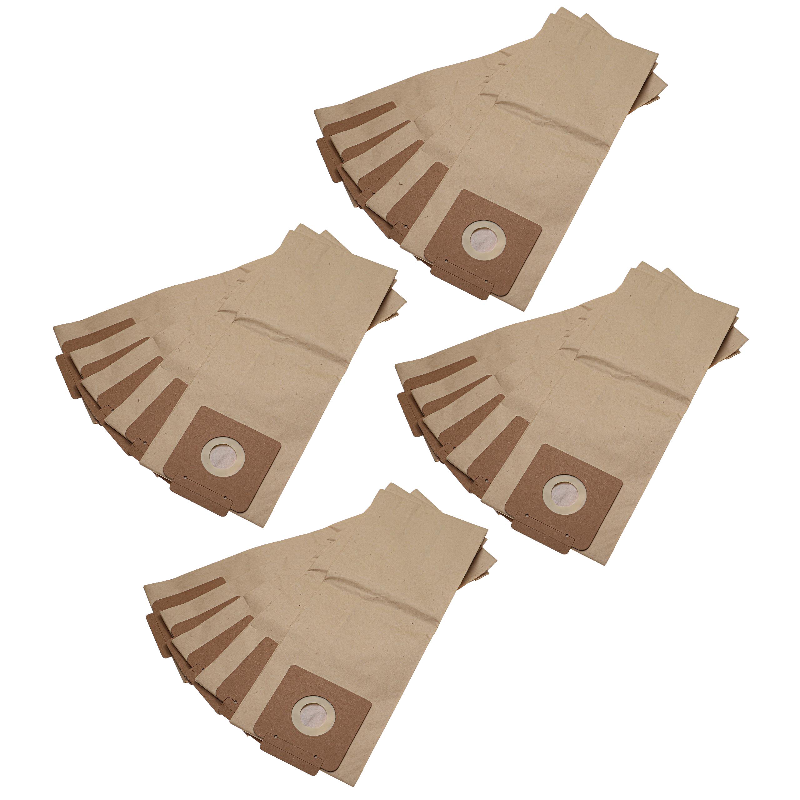 20x Sac remplace Kärcher 69043350, 69043330, 6.904-335.0, 6.904-333.0 pour aspirateur Würth - papier