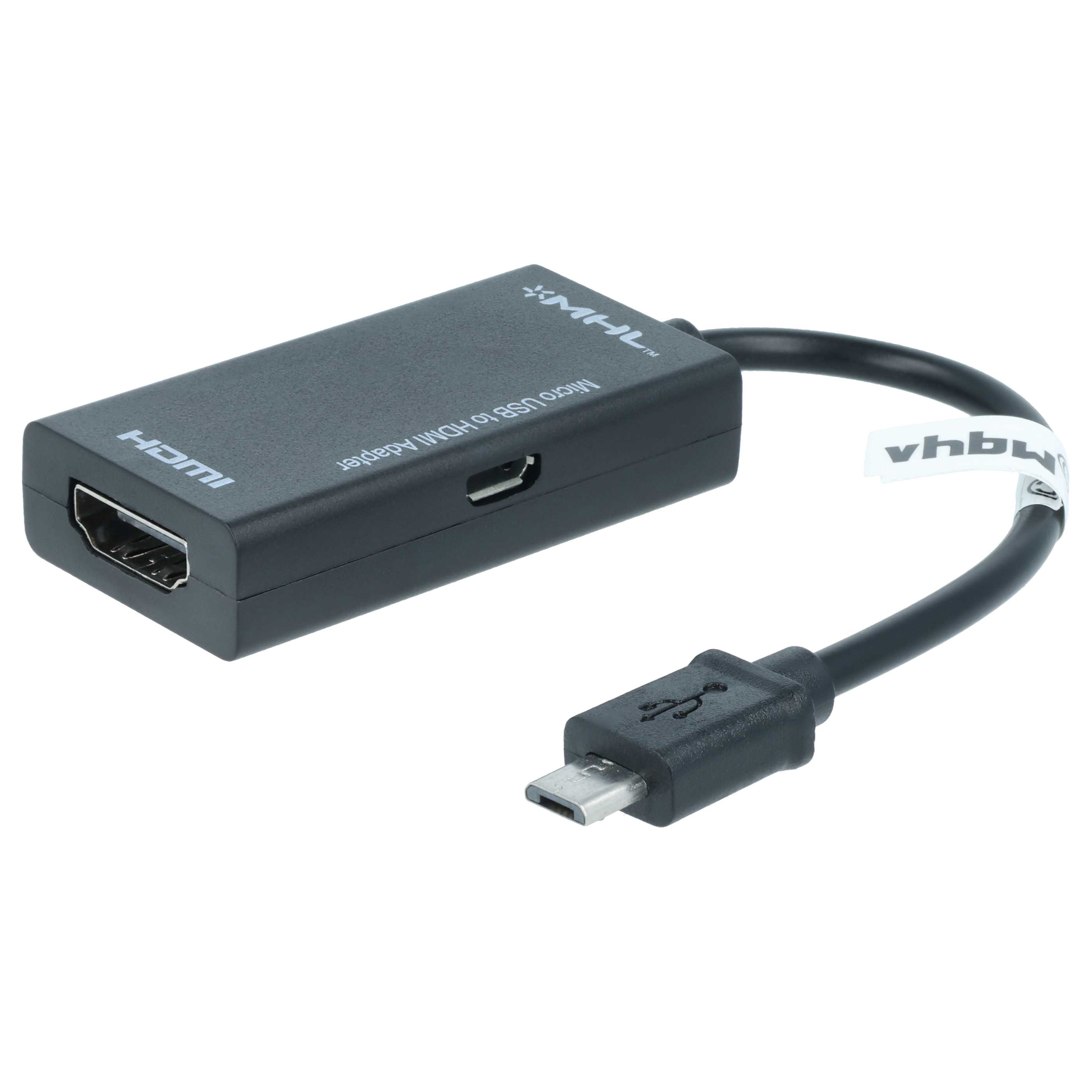 Adaptateur MHL remplace HTC AC M490 pour smartphone et tablette Sony-Ericsson - Micro-USB vers HDMI, 18cm