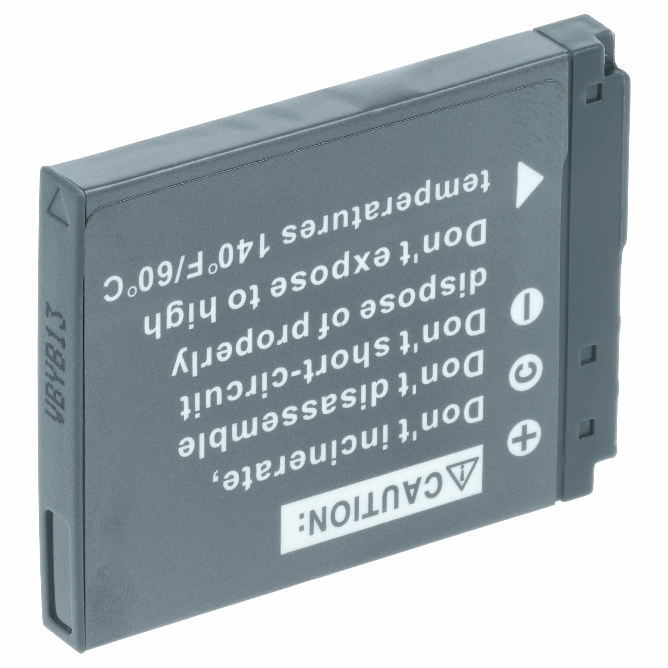 3x Battery replaces Sony NP-FD1, NP-BD1 - 500mAh, 3.6V, Li-Ion