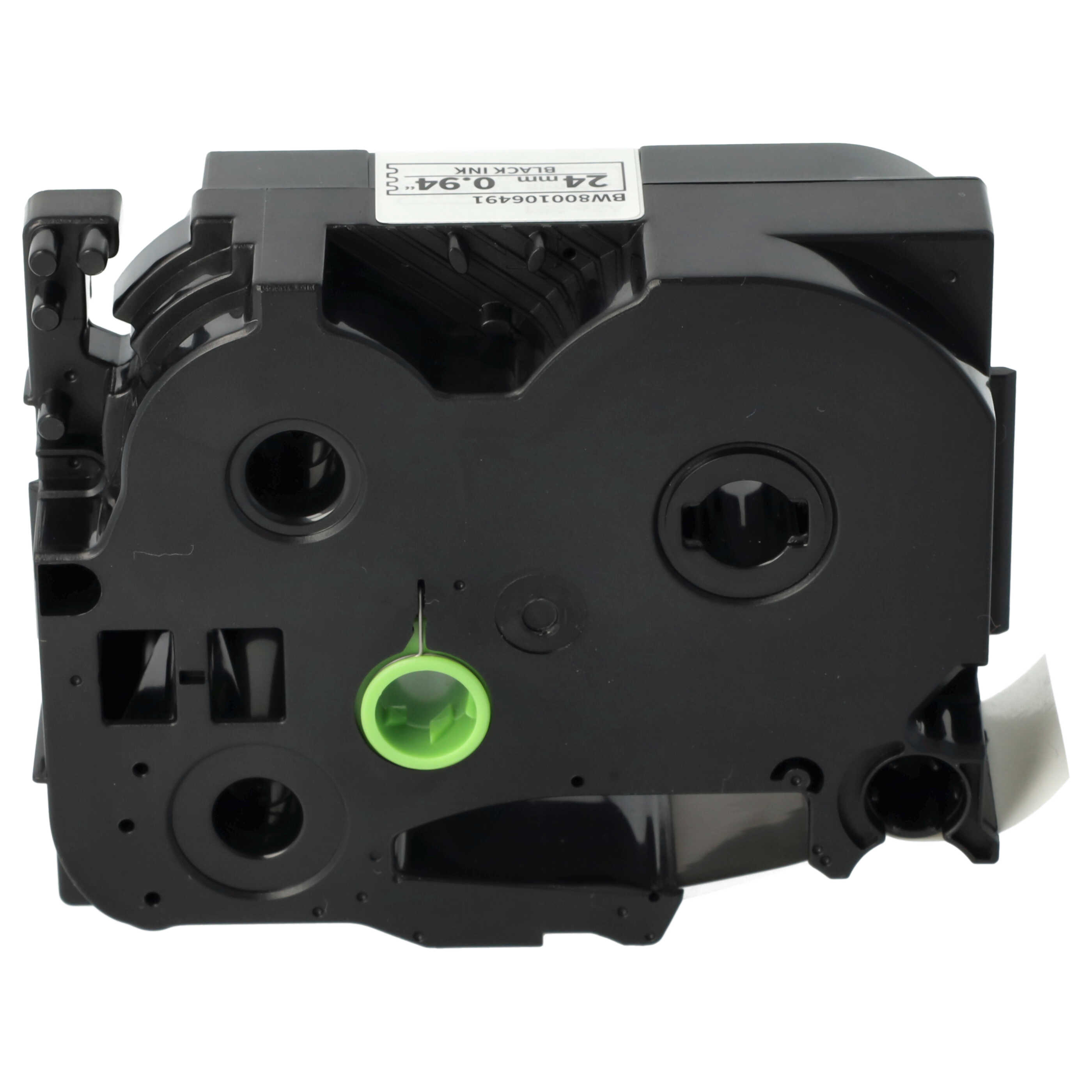 3x Label Tape replaces Brother TZ-251, TZE-251 - 24 mm Black to White