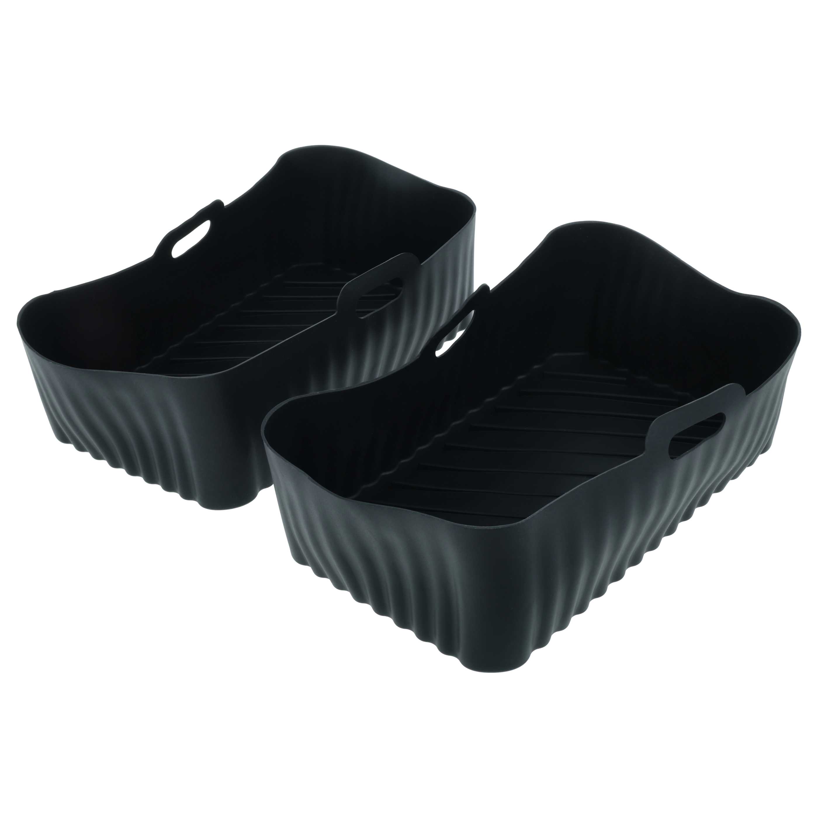 2x Basket Insert suitable for Ninja AirFryer AF400EU, AF451EU, AF500EU Air Fryer - 20 x 13 x 7 cm