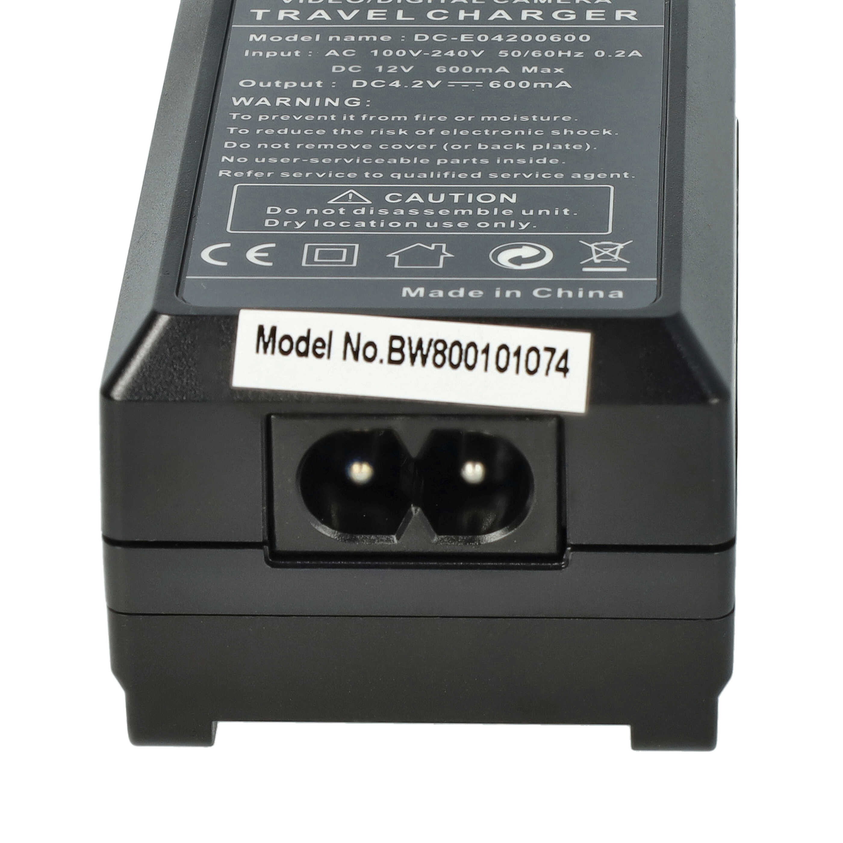 Caricabatterie + adattatore da auto per fotocamera Camileo - 0,6A 4,2V 88,5cm