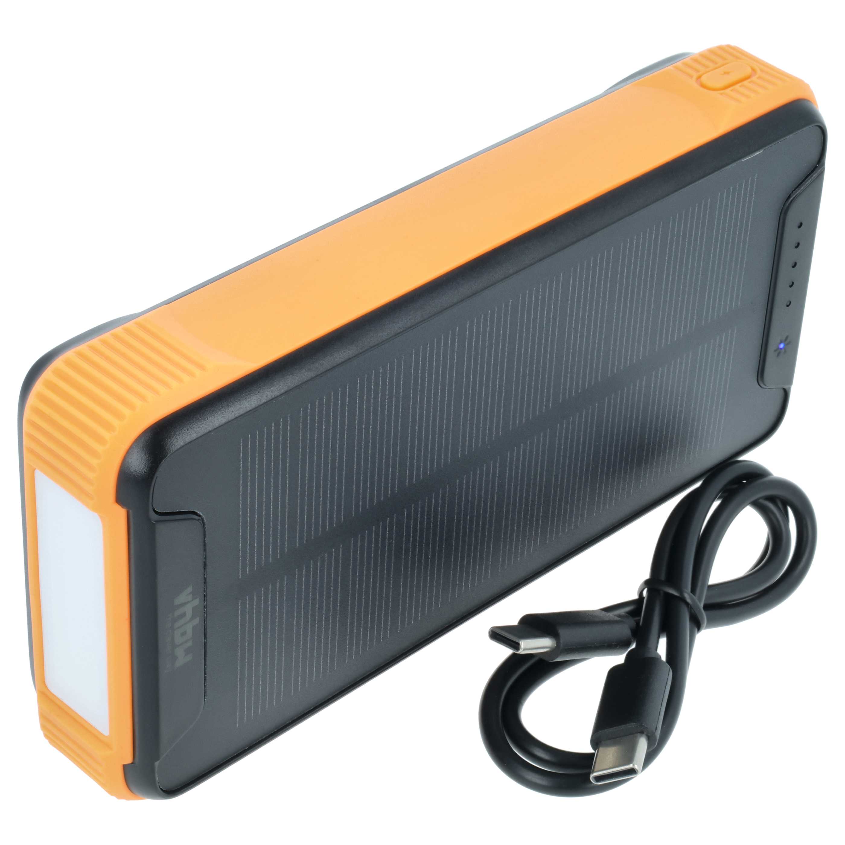 Powerbank 20000 mAh mit Solarladefunktion passend für z.B. iPhone, Samsung, Xiaomi