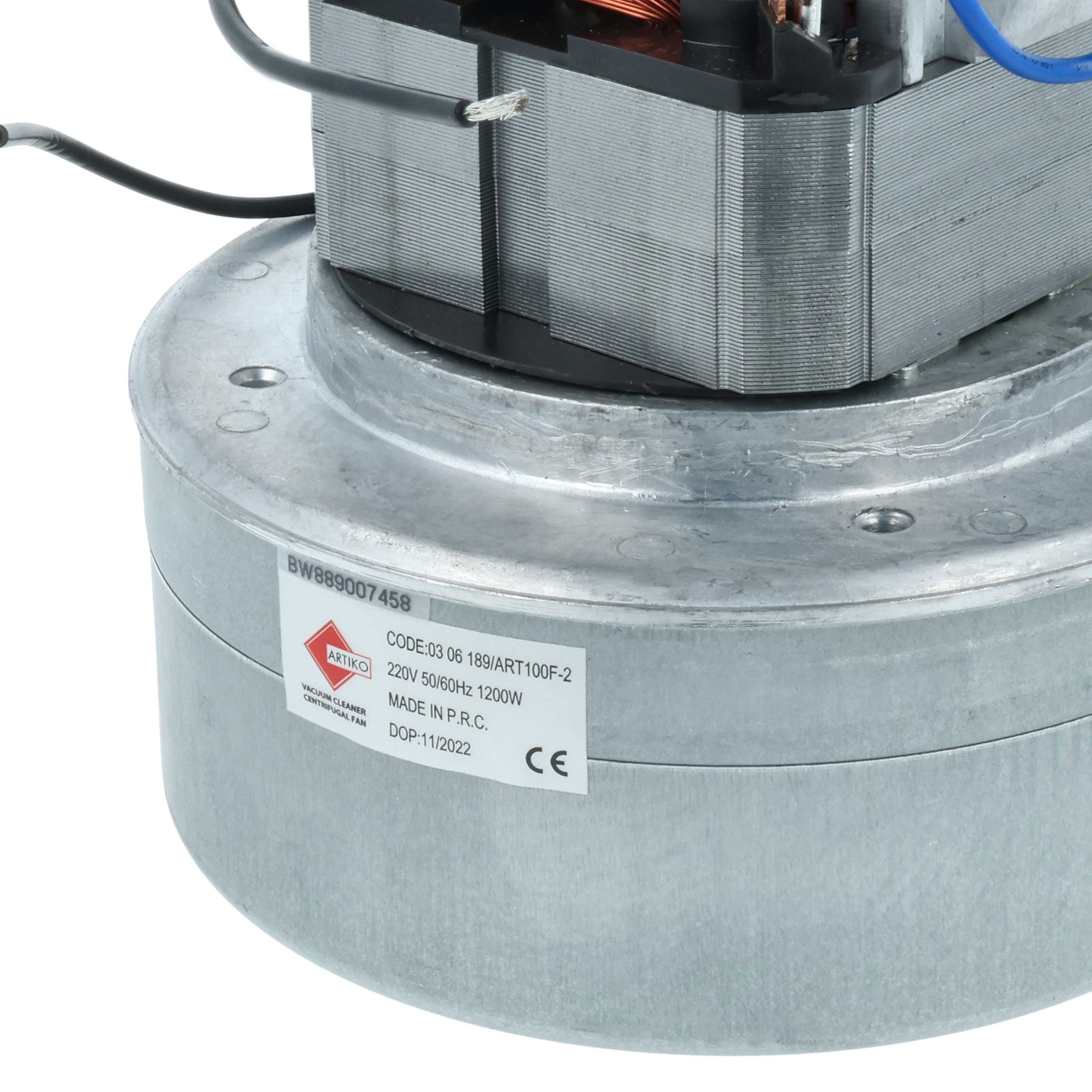 Moteur remplace Domel 496.3.535-6 pour aspirateur Numatic - Moteur d'aspirateur, 1200 W