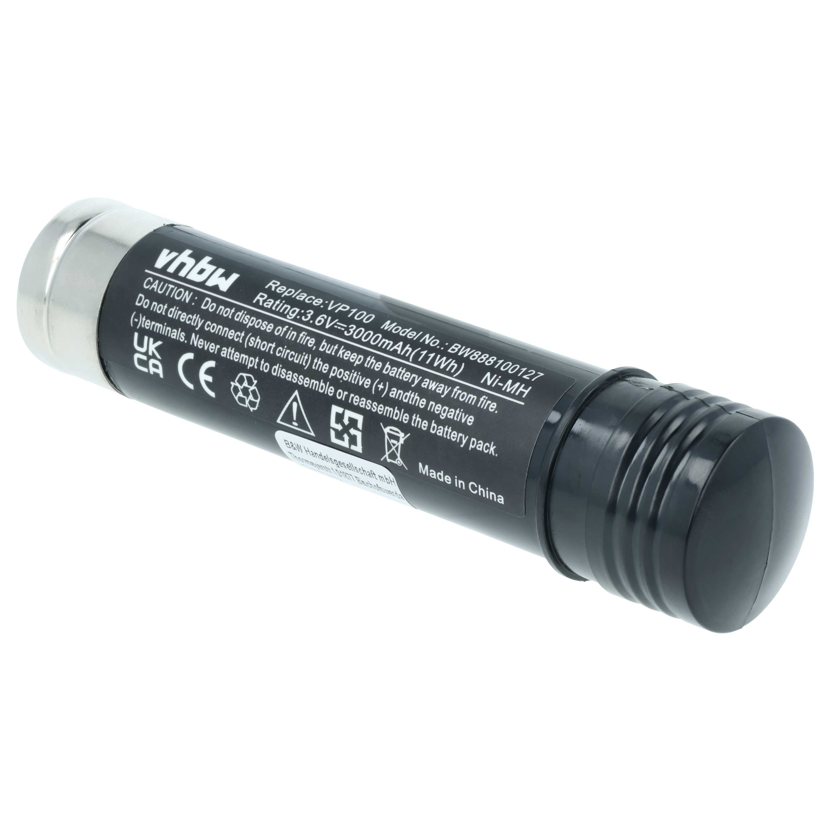 Akku (2x Stück) 3,6V als Ersatz für Black & Decker 383900-004, 151995-02, 383900-03, 1519950-3 - 3000mAh, NiMH