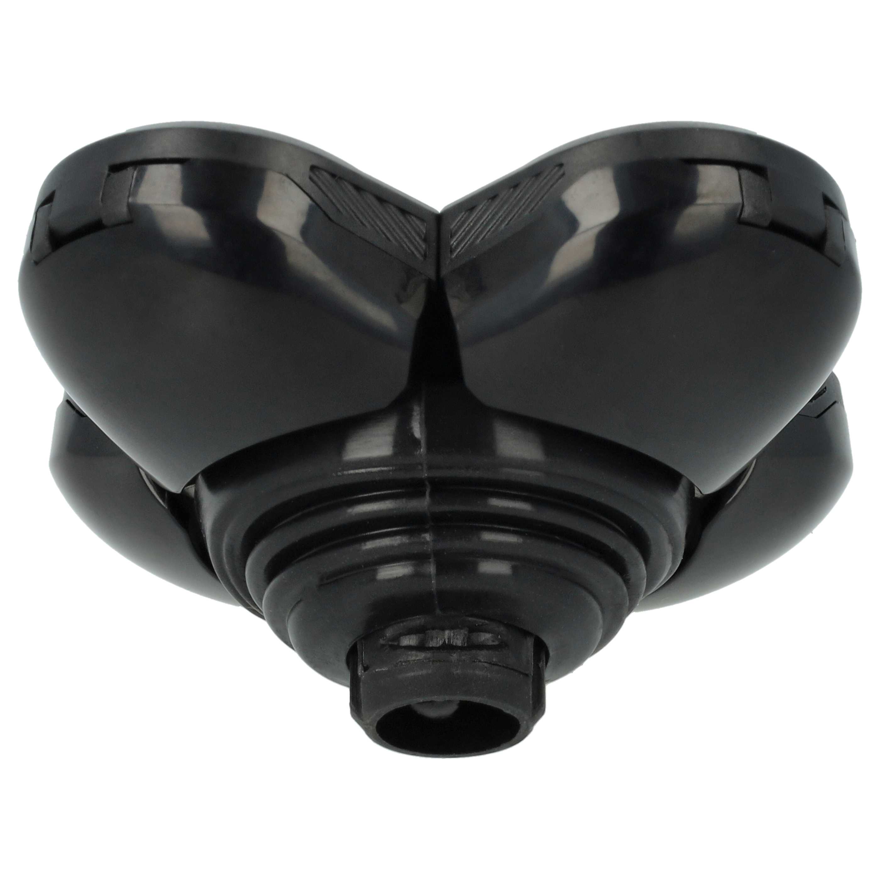 2x cabezales reemplaza Philips RQ12, RQ50, RQ12+, RQ40 para afeitadoras Philips - negro