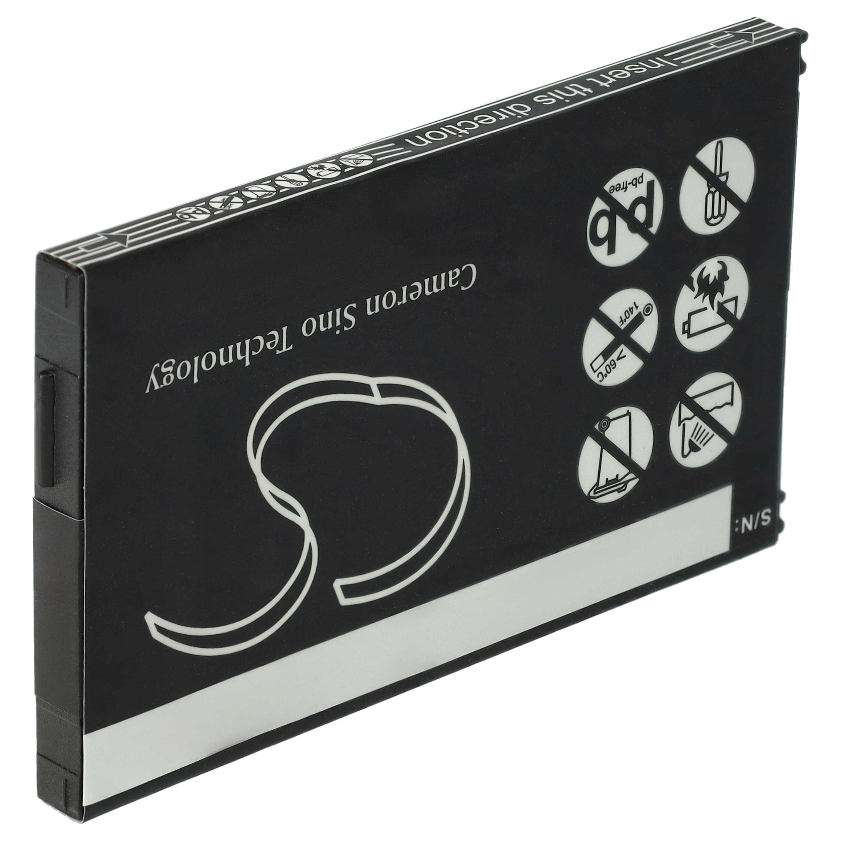 Batería reemplaza Doro EASYUSE 3.7/700, DBK-700 para móvil, teléfono Doro - 1050 mAh 3,7 V Li-Ion