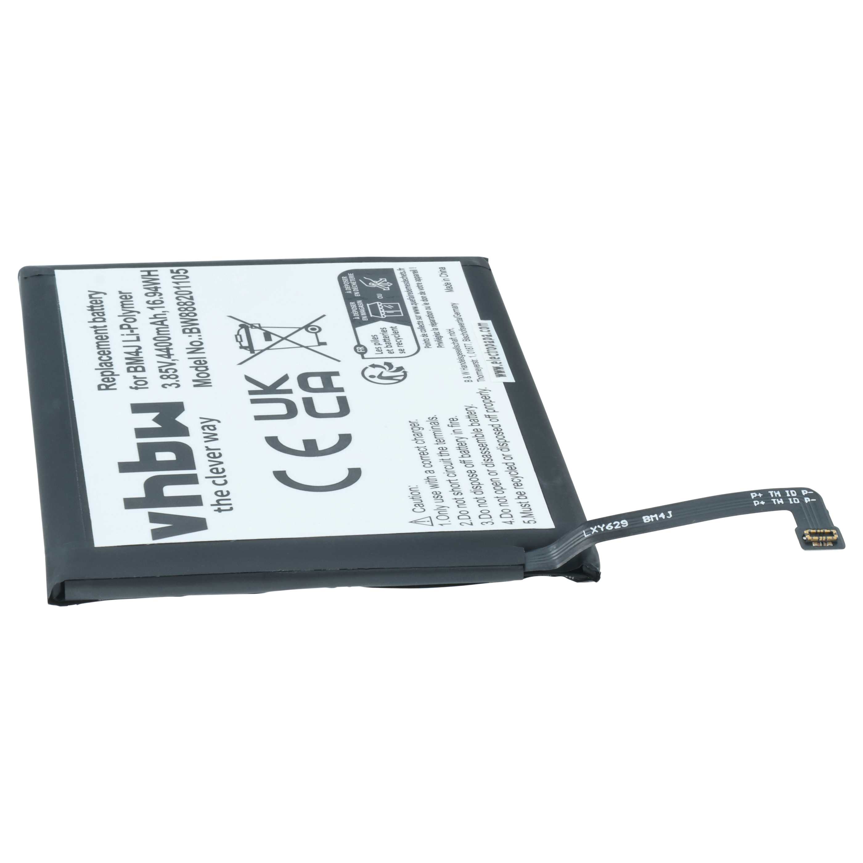 Akumulator do telefonu smartfona zamiennik Xiaomi / Redmi BM4J - 4400 mAh 3,85 V LiPo