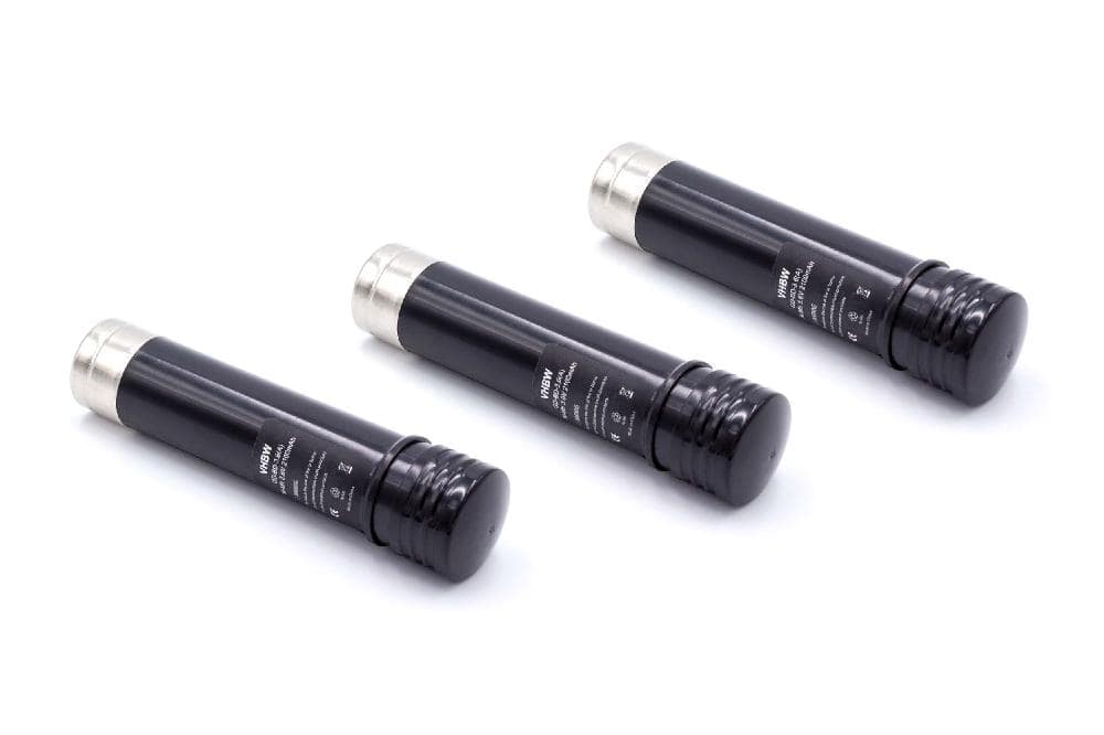 3x Battery replaces Black & Decker 151995-02, 1519950-3 Electric Power Tool - 2100 mAh, 3.6 V, NiMH