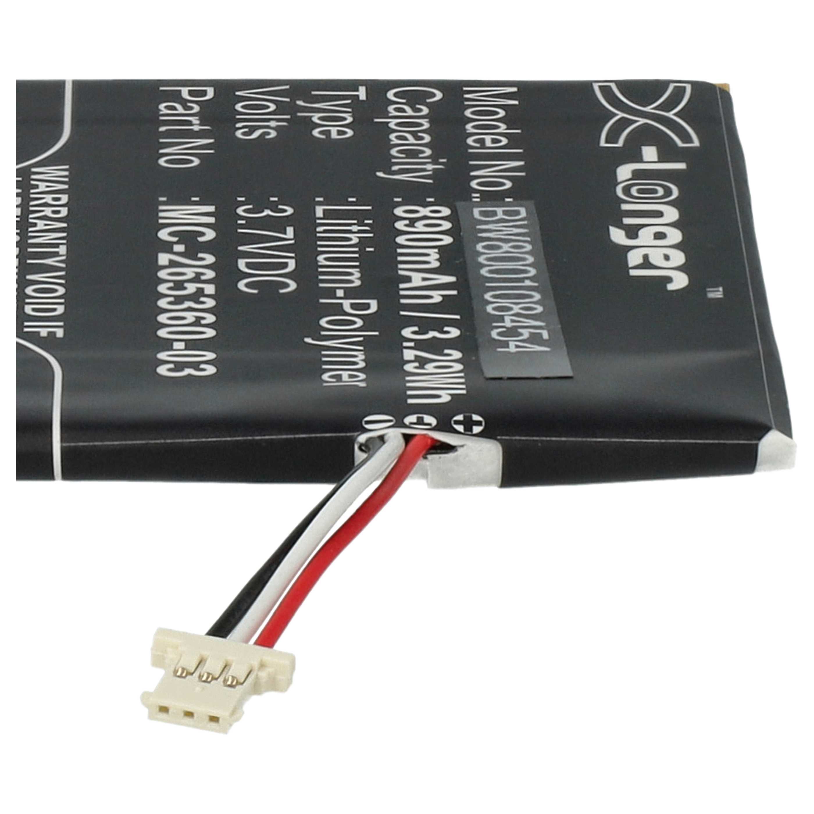 Akku als Ersatz für Amazon MC-265360-03, 58-000083, 58-000151 - 890mAh 3,7V Li-Polymer