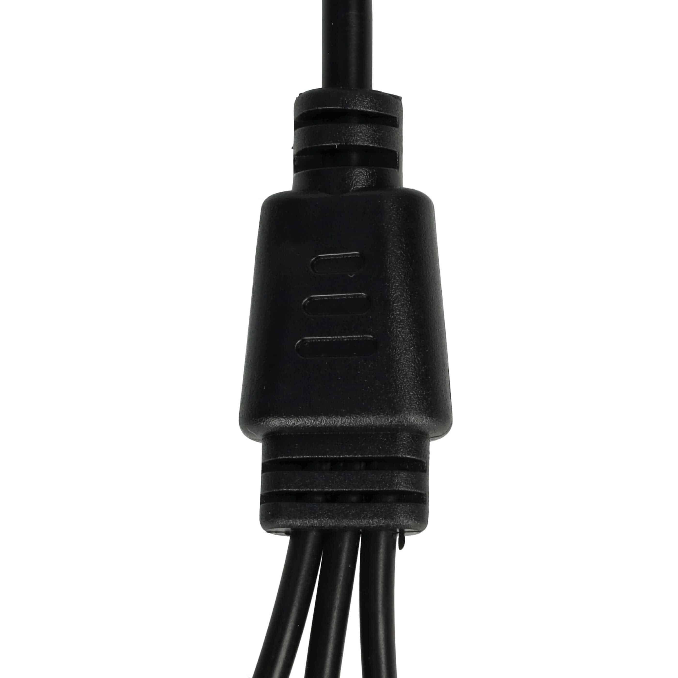 vhbw cavo AV USB - RCA compatibile con HDD-Player, impianti AV-stereo - Connettori USB A 2.0 & 3 RCA, 1,4m, ne