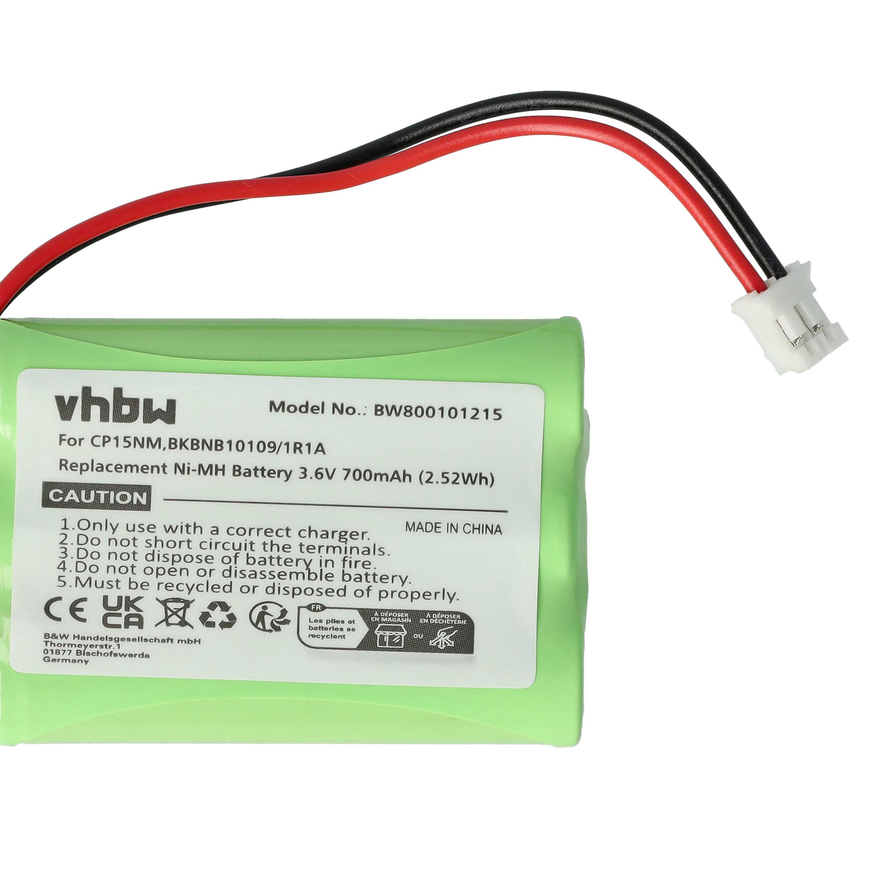 Batterie remplace Alcatel NTM/BKBNB 101 13/1 pour téléphone Ericsson - 700mAh 3,6V NiMH