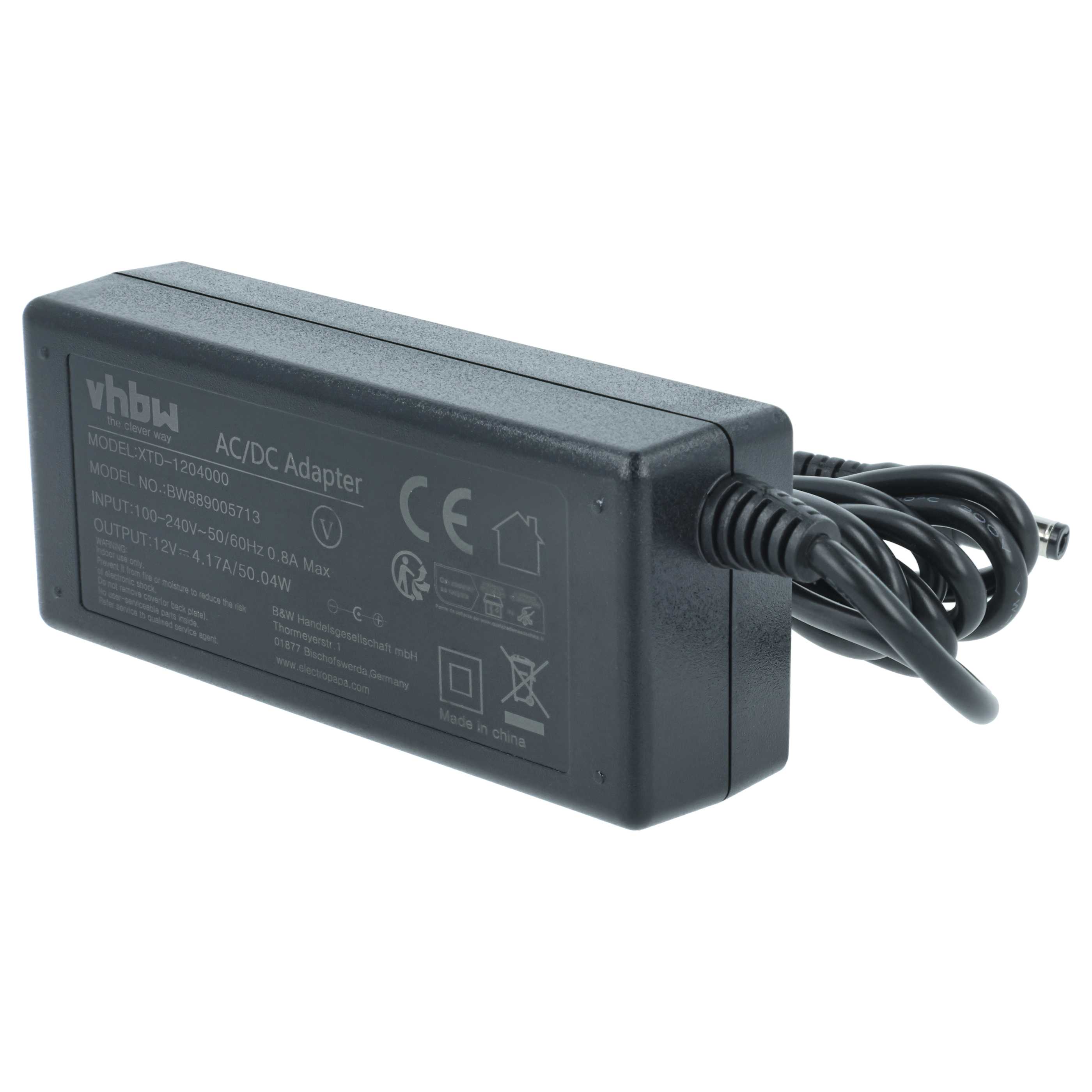 Mains Power Adapter replaces Peloton ATS050T-P121 for Peloton Fitness Equipment, Home Trainer - 13 cm
