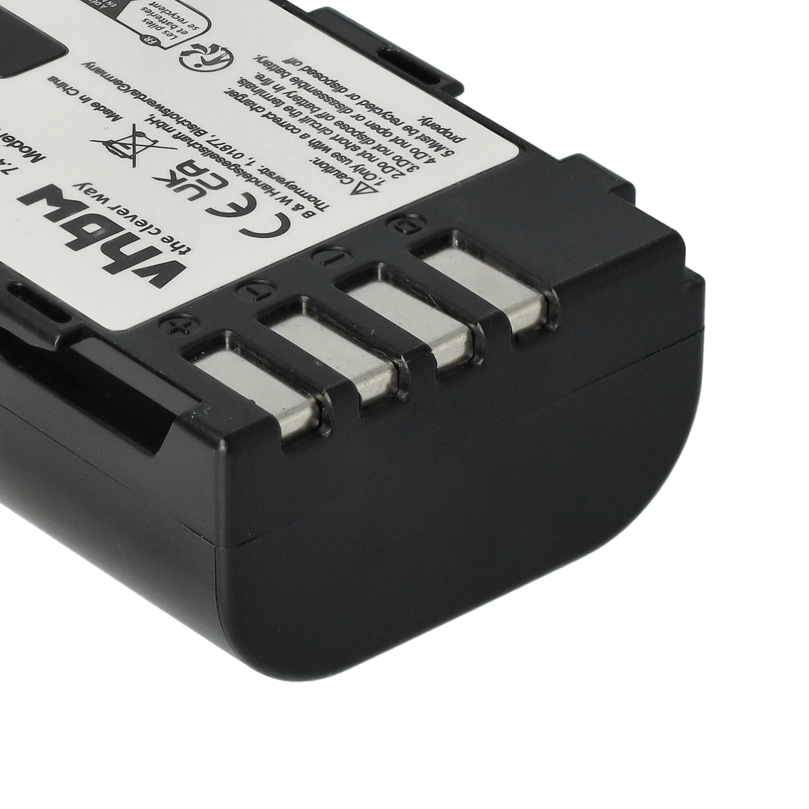 Battery replaces Panasonic DMW-BLF19E, DMW-BLF19 - 1100mAh, 7.2V, Li-Ion