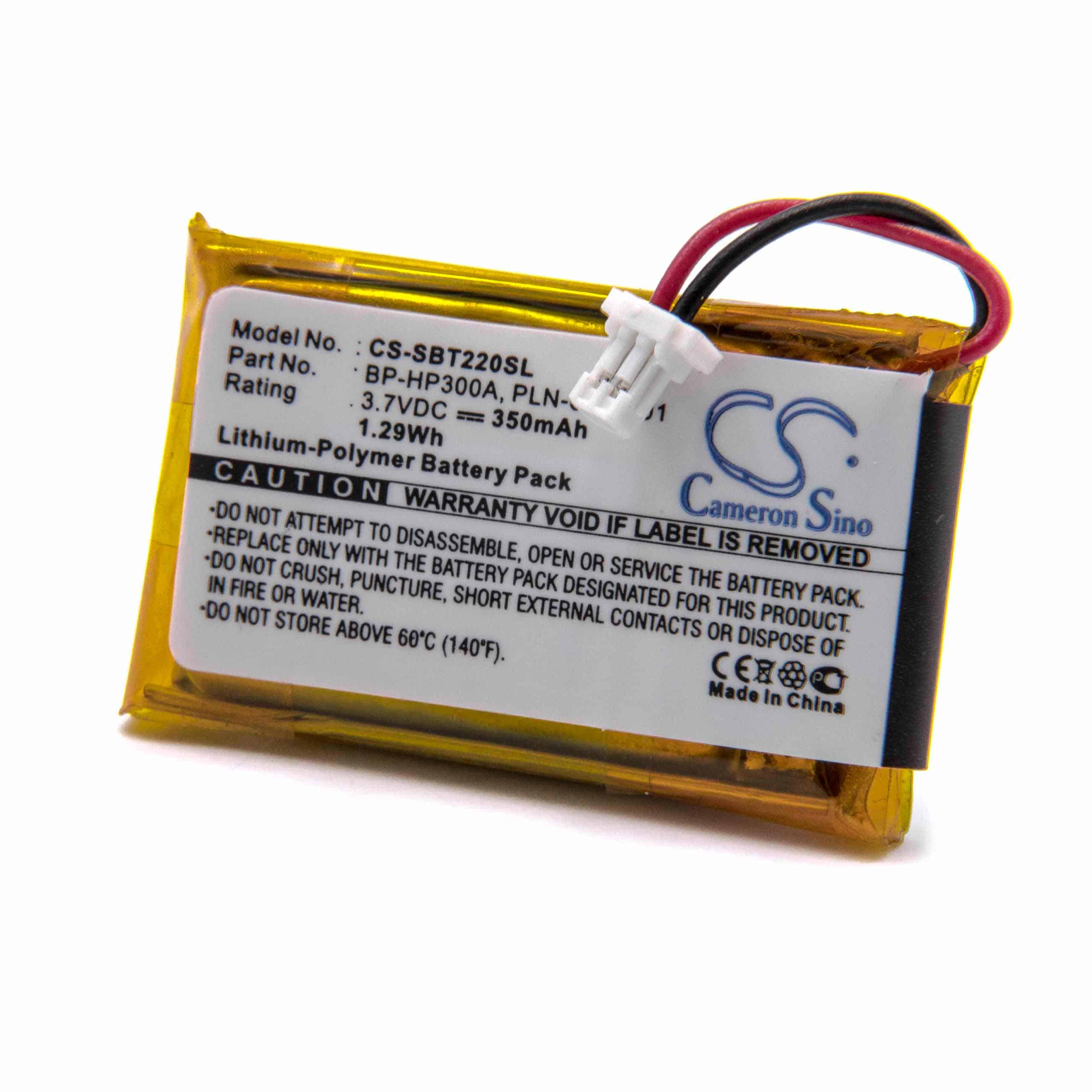 Batteria per auricolari cuffie wireless sostituisce Sony 64327-01, 64399-01 Sony - 350mAh 3,7V Li-Poly