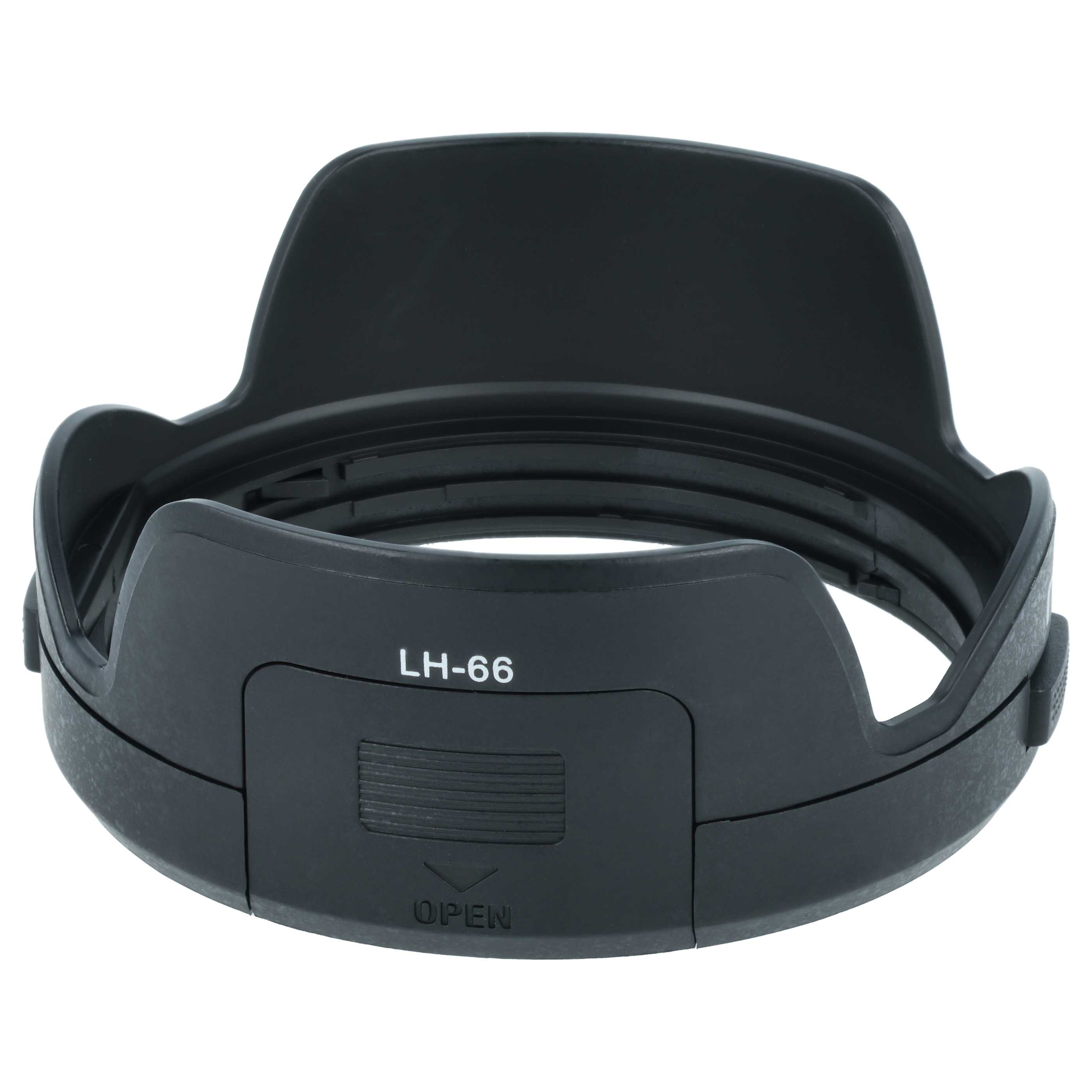 Lens Hood replaces Olympus LH-66 for Olympus Lens with 62 mm Diameter, plastic, black