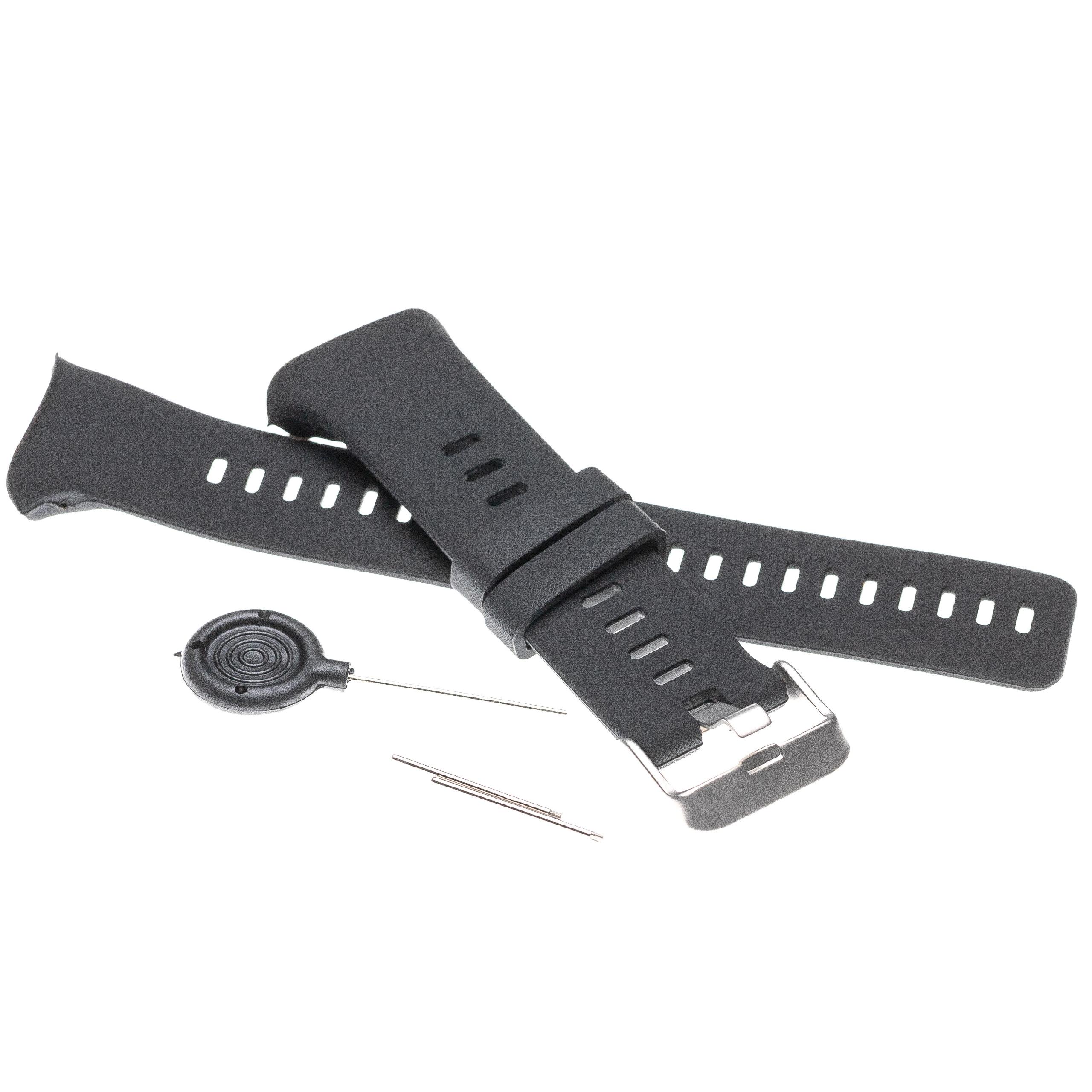 wristband for Polar Vantage Smartwatch - 12.6 + 8.7 cm long, black