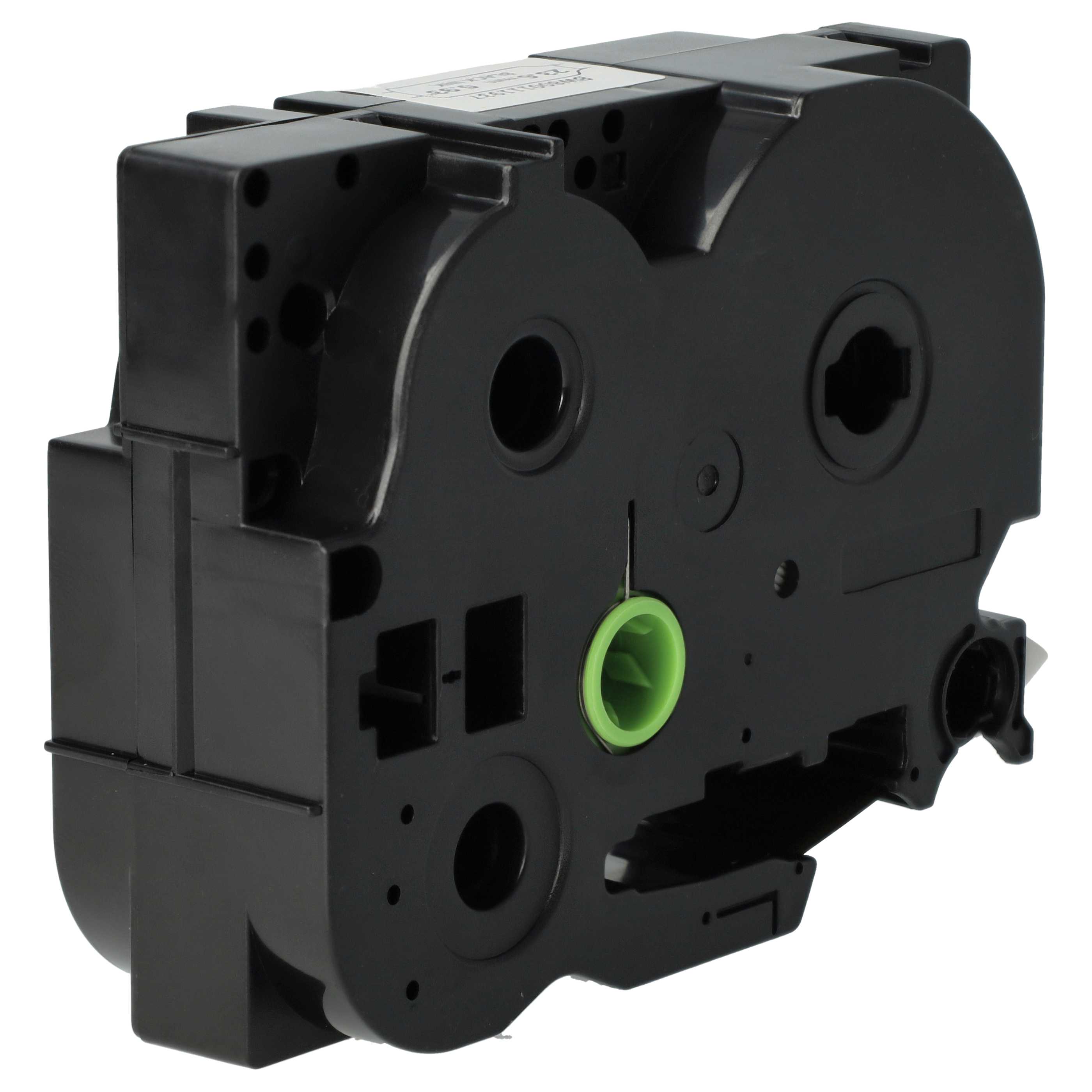 5x Label Tape replaces Brother HSE-251 - 23.6 mm Black to White, Heat Shrink Tape, 23.6 mm