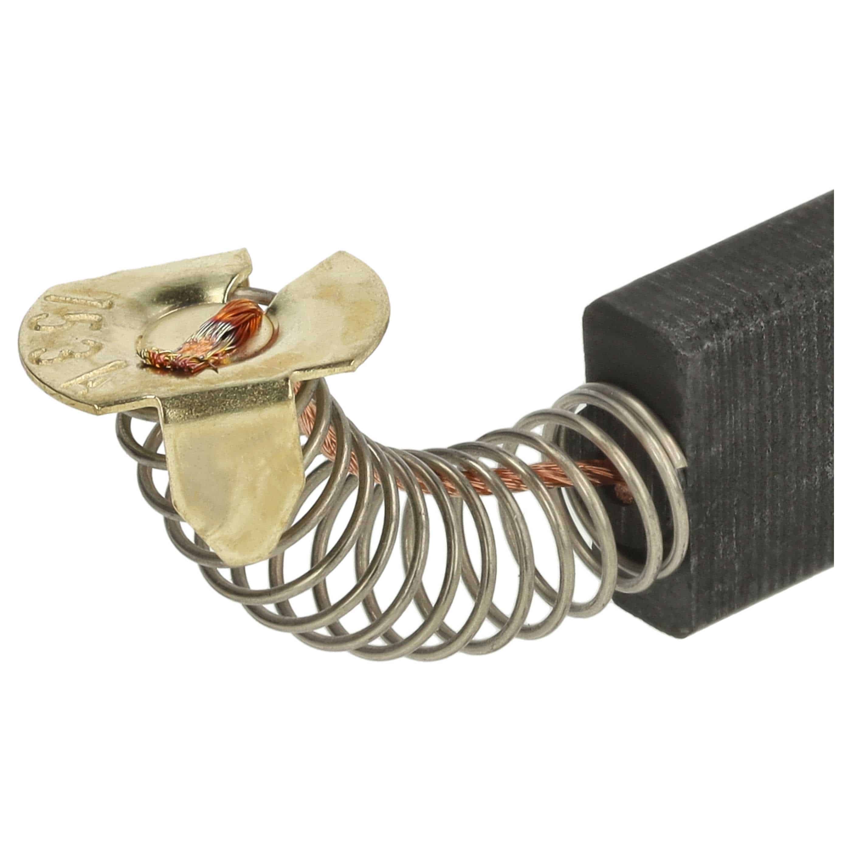 2x Szczotka węglowa zam. Dremel 1305, 1304, 1306, 1306.4, 1306.3, 1307, 1303, 1302 + sprężyna, 26 x 14 x 6 mm