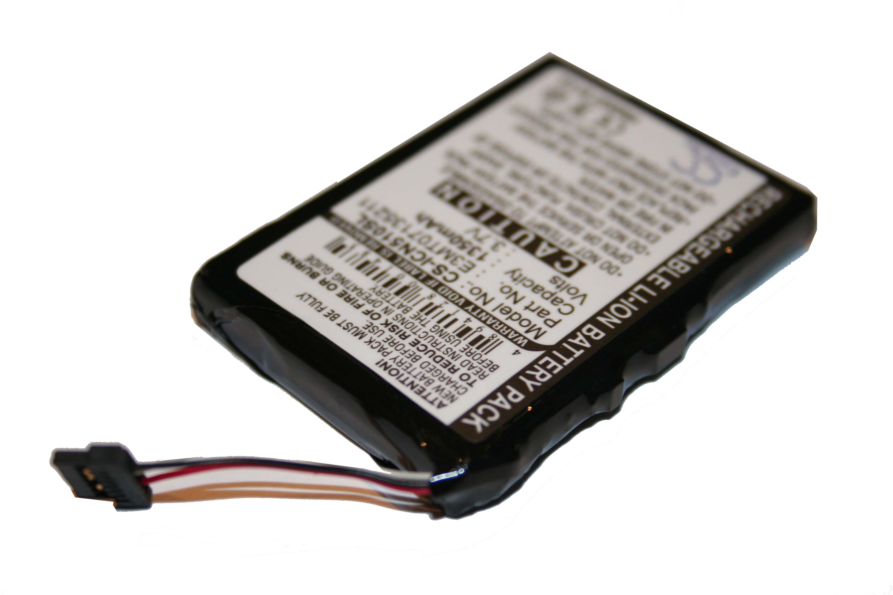 GPS Battery Replacement for Navman E3MT07135211 - 1350mAh, 3.7V