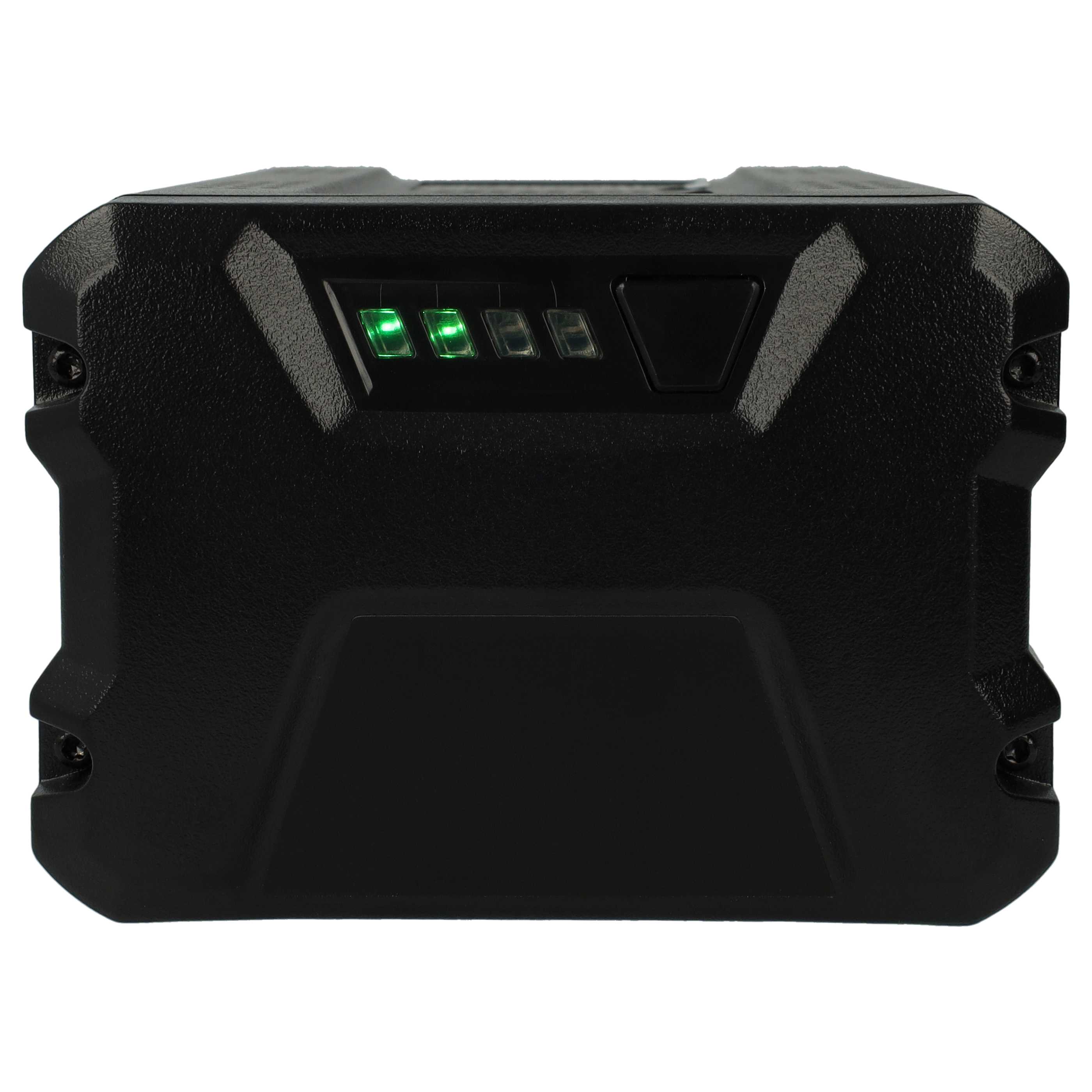 2x Battery replaces Greenworks GL500, GL600, GL900, G82B25, GL250, GL400 - 4000 mAh 82 V Li-Ion, black