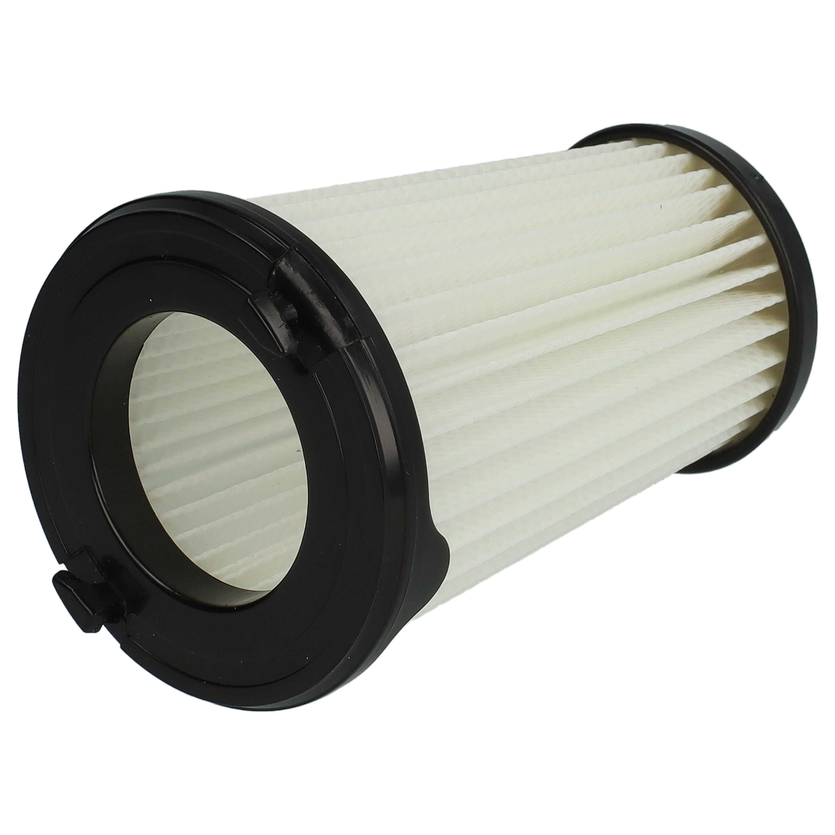 4x pleated filter replaces AEG AEF150, 9001683755, 90094073100 for Electrolux Vacuum Cleaner, black / white