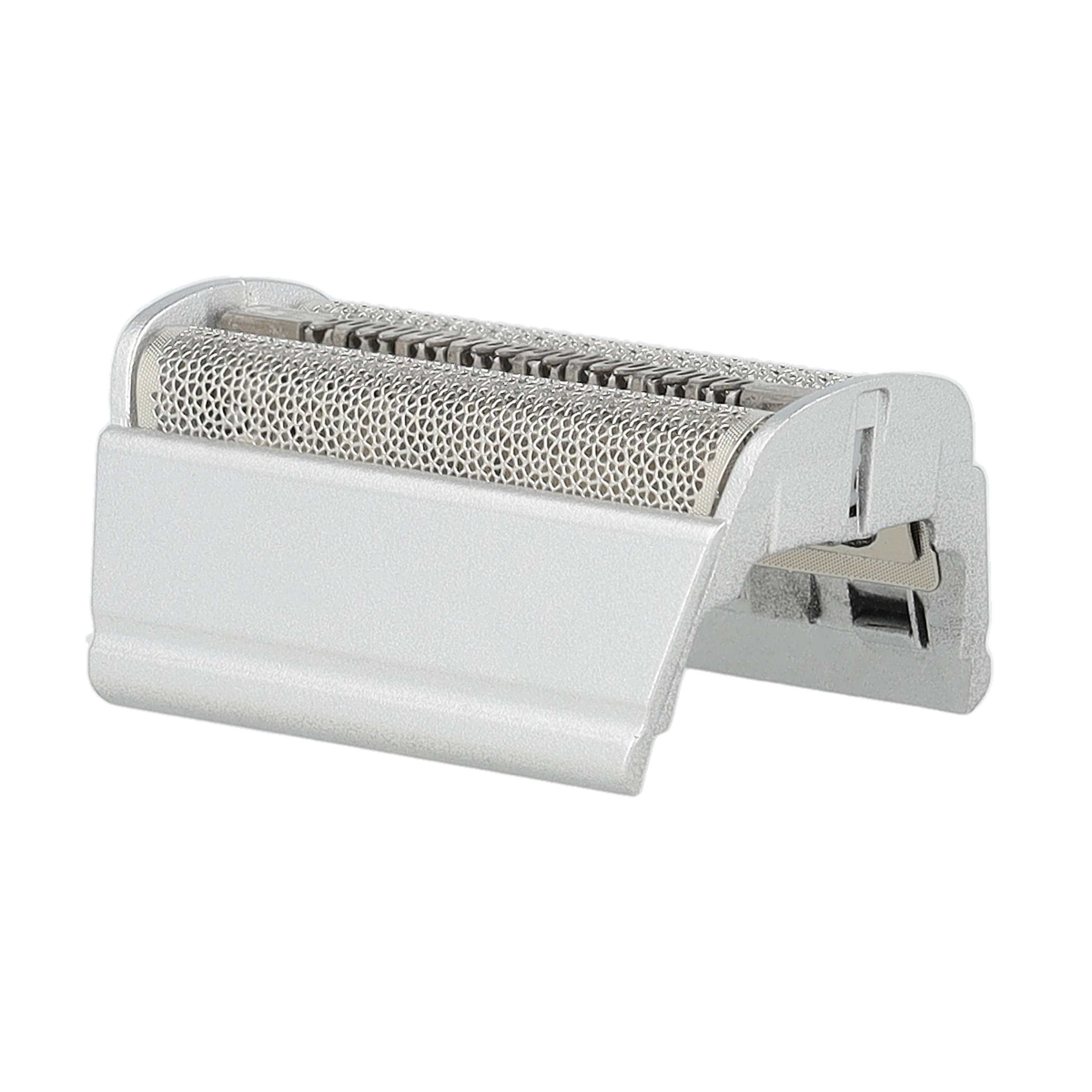 2x Doppelscherfolie als Ersatz für Braun SB505, 31B, 31S für Braun Rasierer - inkl. Rahmen, silber