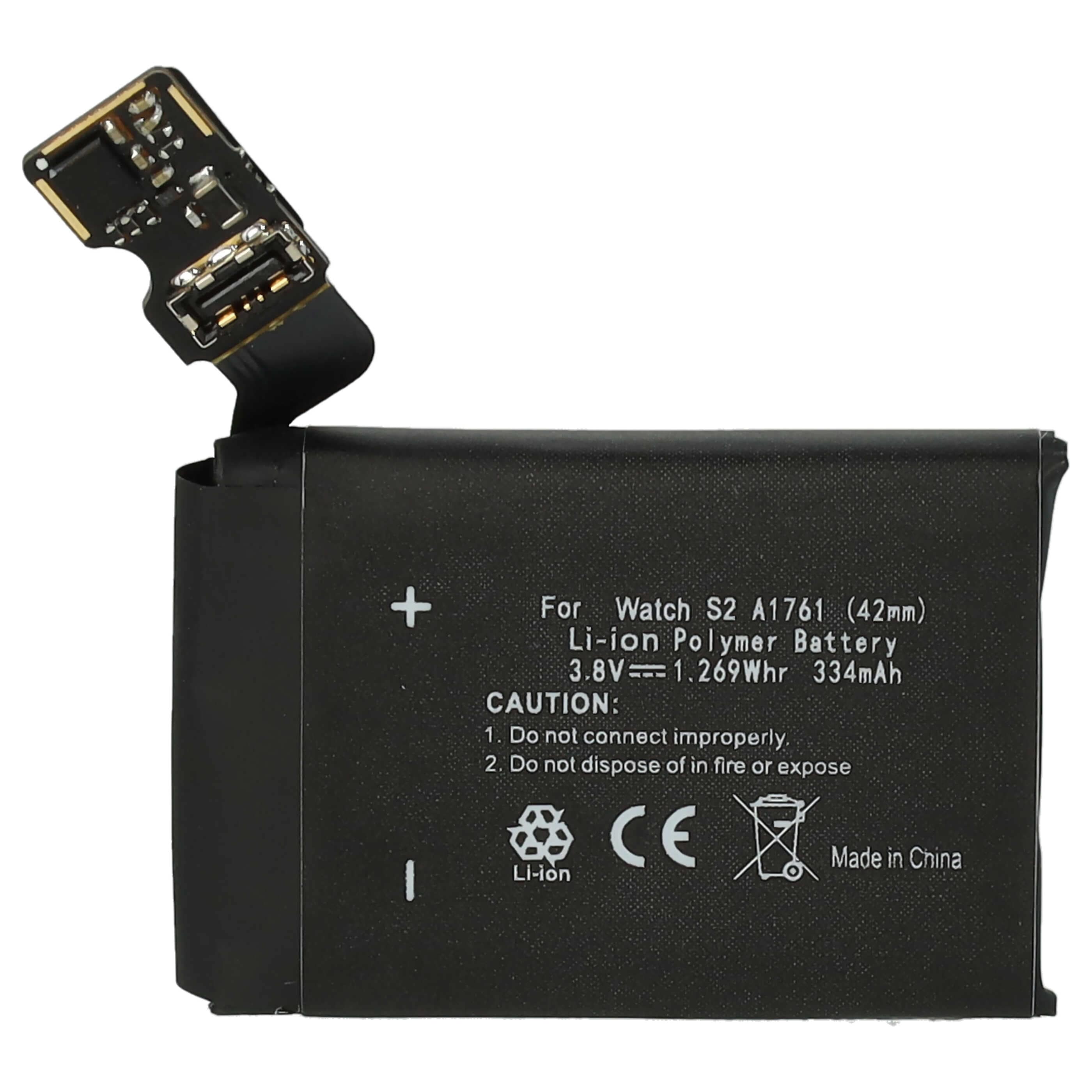 Smartwatch-Akku als Ersatz für Apple A1761 - 334mAh 3,8V Li-Polymer + Werkzeug-Set