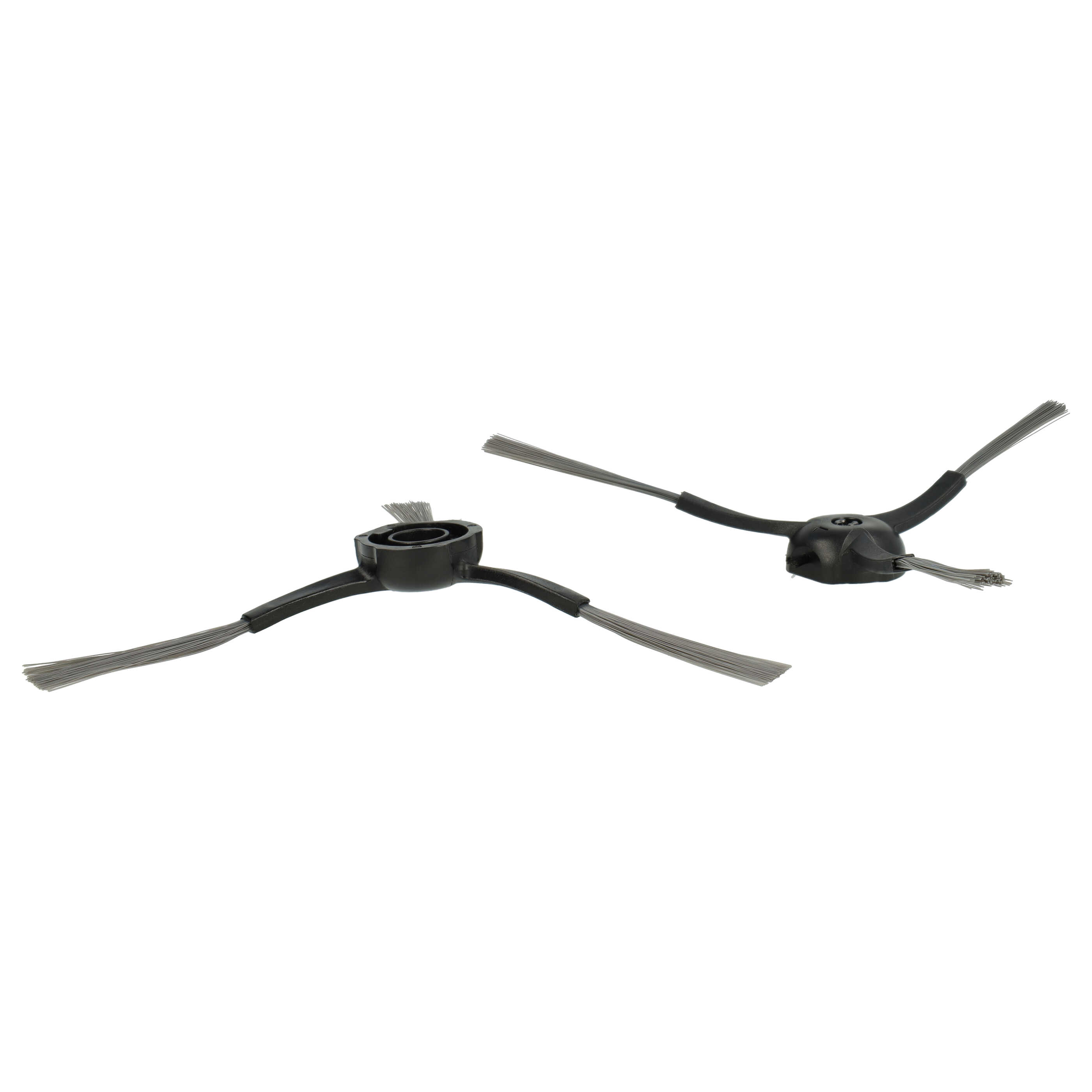 2x Side Brush suitable for Neabot Nomo N1, Nomo N1 Plus, Nomo N1+ Robot Vacuum Cleaner - 3-armed, dark grey