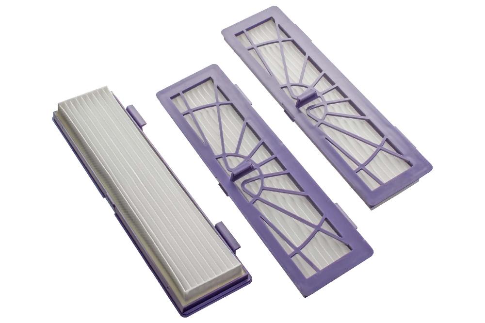 3x Filtro per aspirapolvere Neato Botvac - filtro HEPA, bianco / lilla