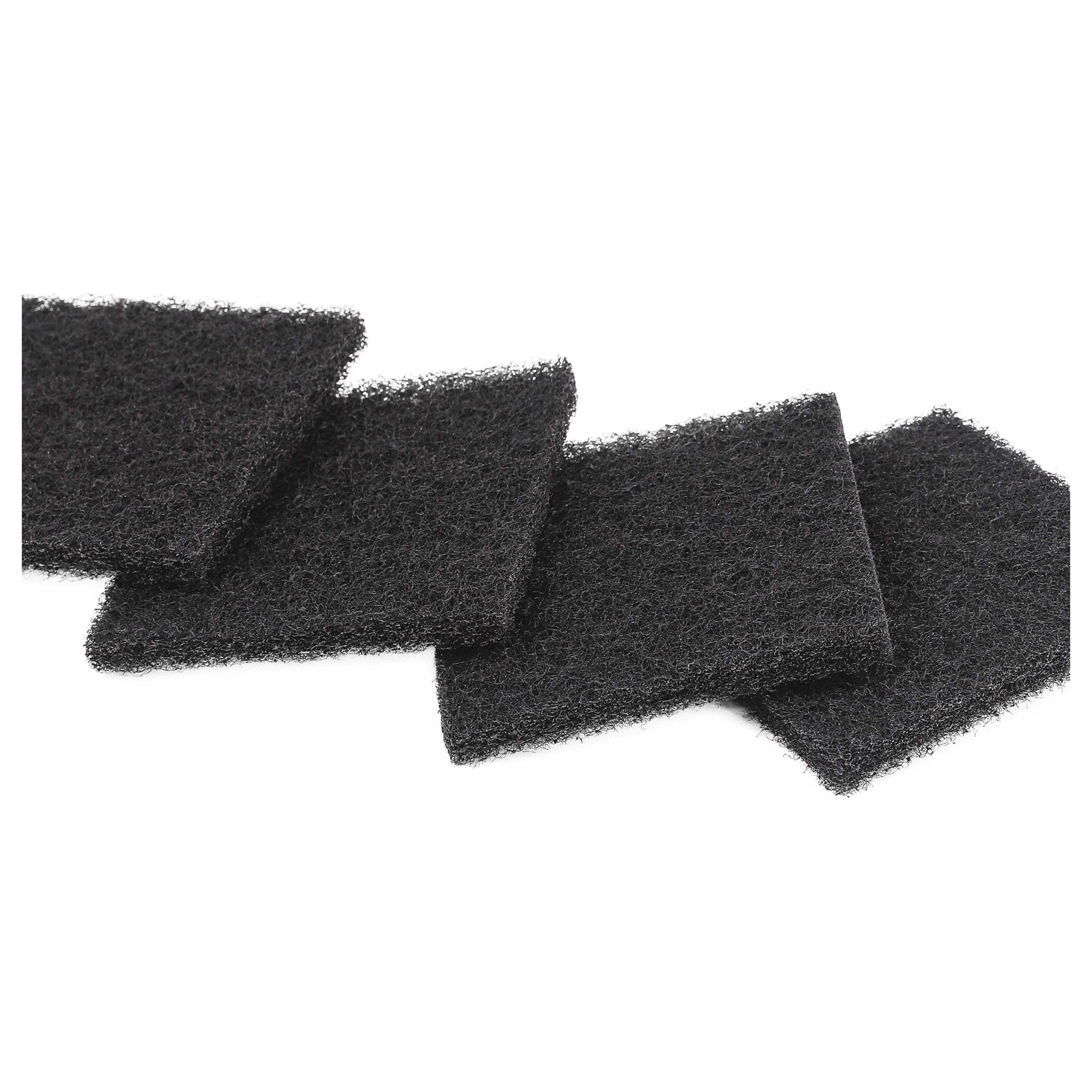 8x Aktivkohlefilter als Ersatz für Naber 8011178 für NABER Mülleimer, Abfalleimer u.a. - 9,5 x 9,5 x 1 cm