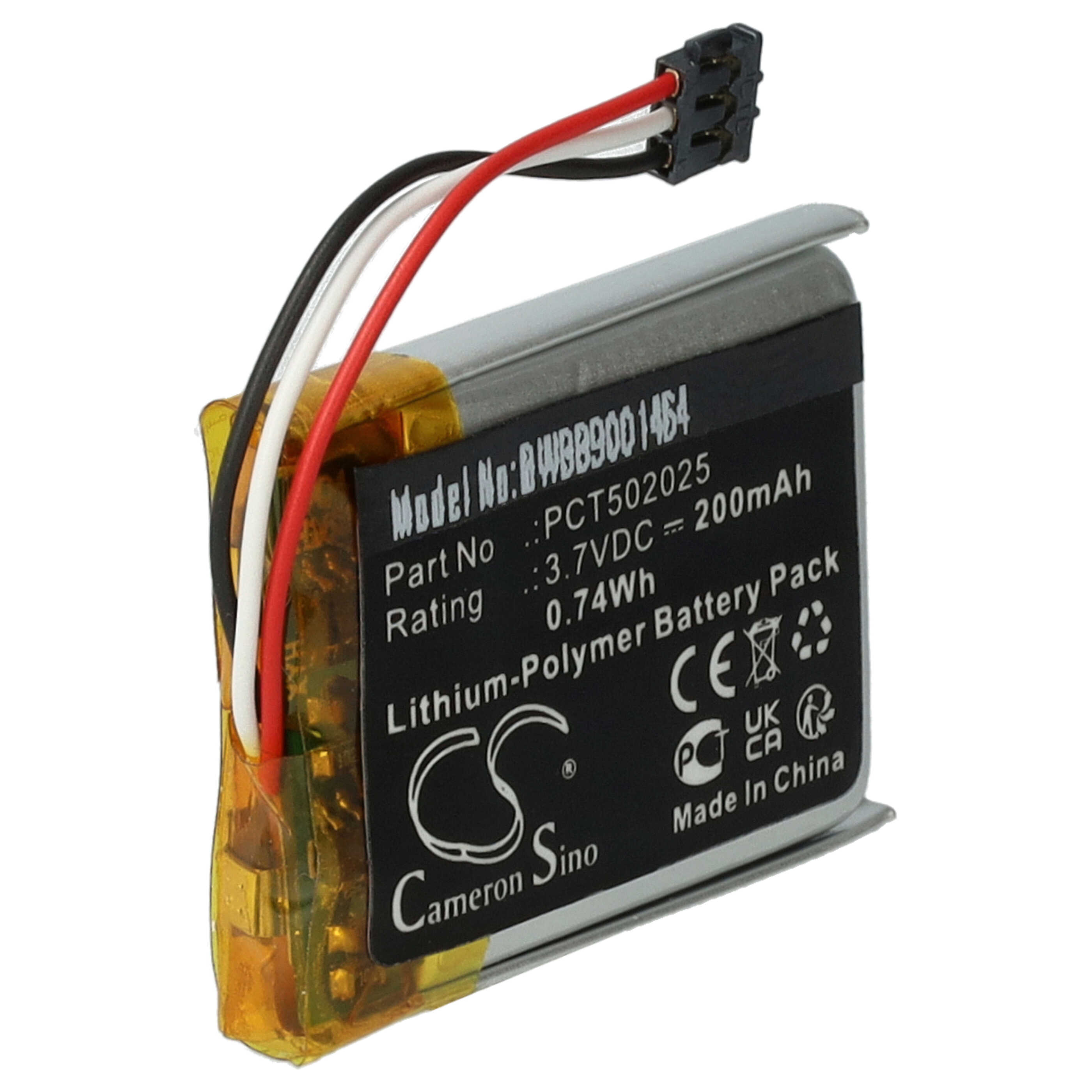 Akumulator do mikrofonu zamiennik DJI PCT502025 - 200 mAh 3,7 V LiPo