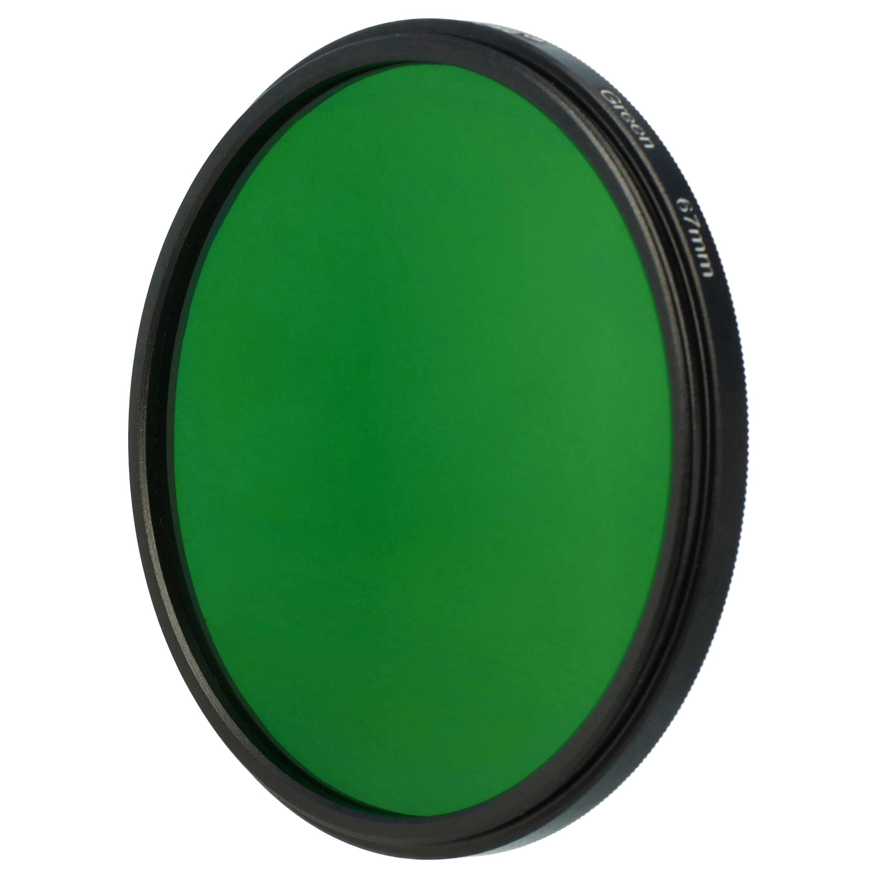 Filtr fotograficzny na obiektywy z gwintem 67 mm - filtr zielony
