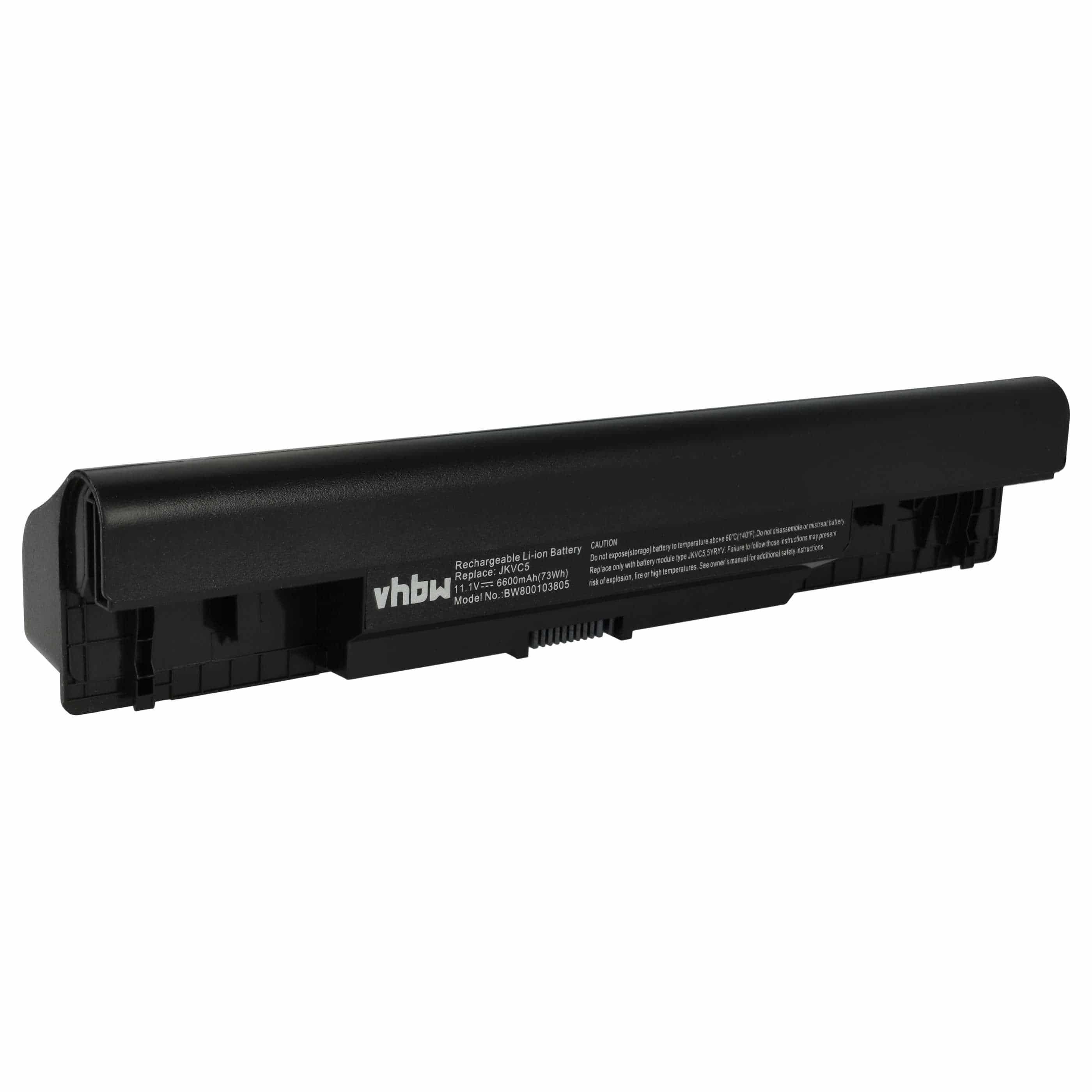 Akumulator do laptopa zamiennik Dell 0FH4HR, 05Y4YV, 0X0WDN, 0NKDWN, 312-1021 - 6600 mAh 11,1 V Li-Ion, czarny