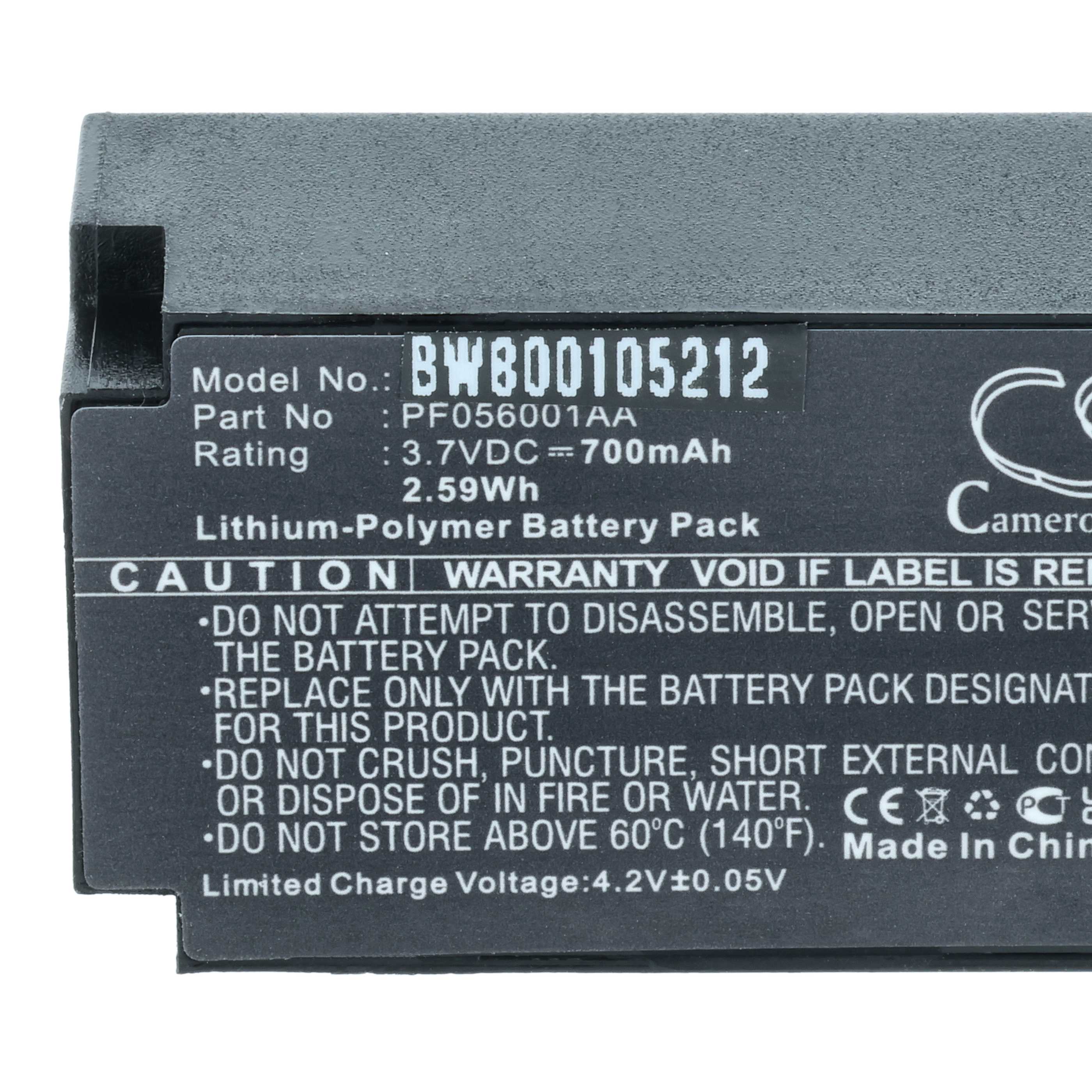 Akumulator do słuchawek bezprzewodowych zamiennik Parrot PF056001AA - 700 mAh 3,7 V LiPo