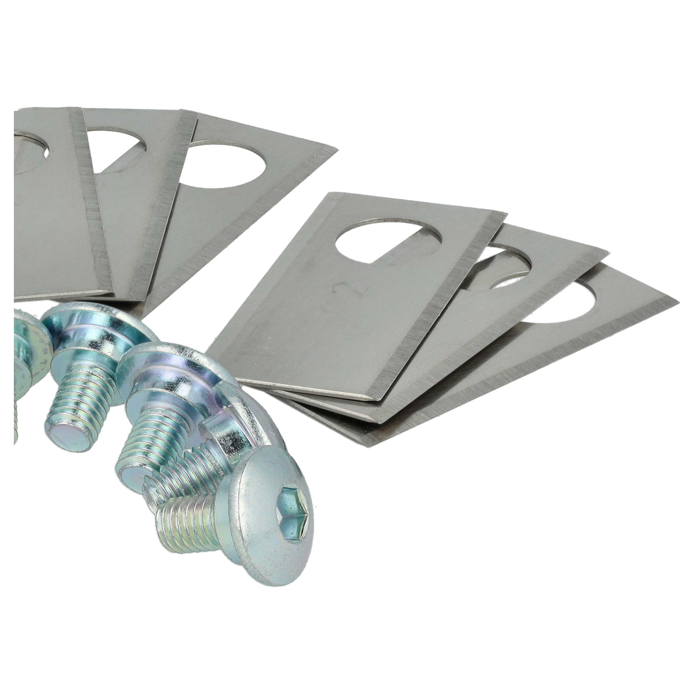 27x Lames remplace Honda 72515-VP7-C50 pour tondeuse – Couteaux acier inox, Silber