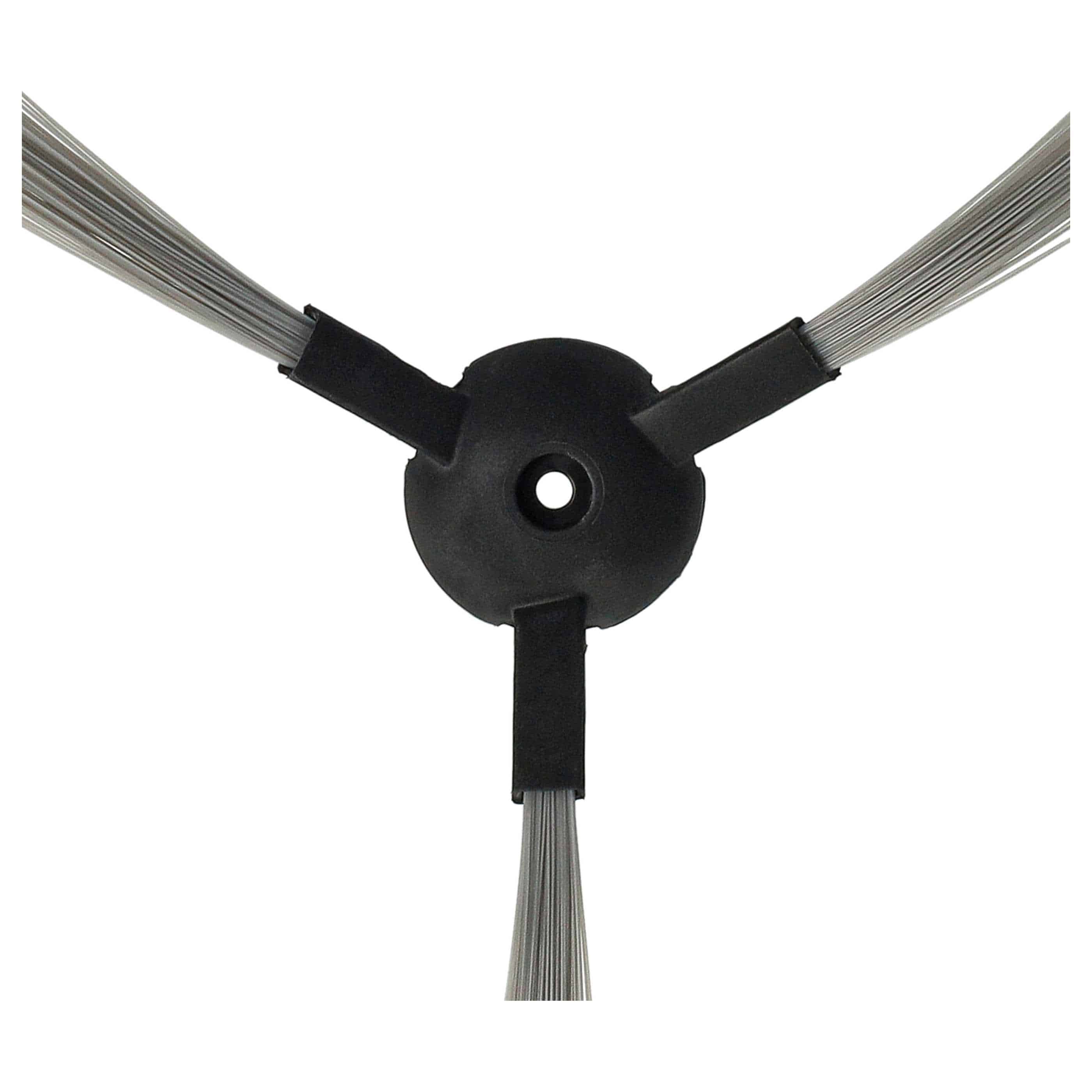4x Side Brush suitable for Amtidy, Lilin Robot, Yoo Digital Iwip, Klarstein Robot Vacuum Cleaner etc. - 3-arme