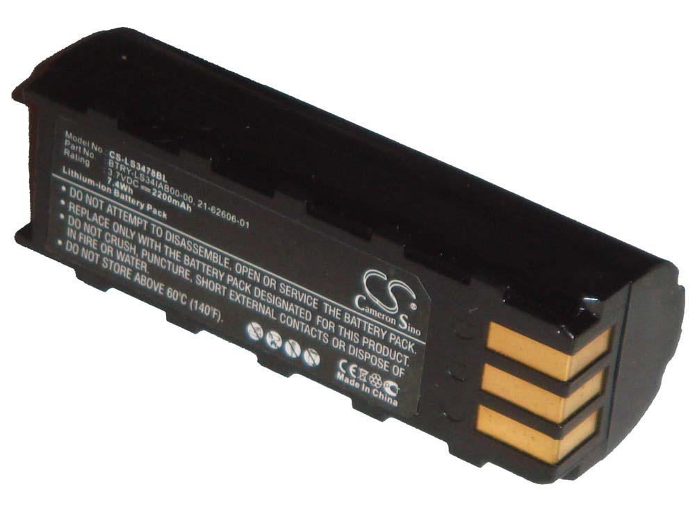 Batteria per lettore di codici a barre, POS sostituisce Leuze 50120448 Symbol - 2200mAh 3,7V Li-Ion