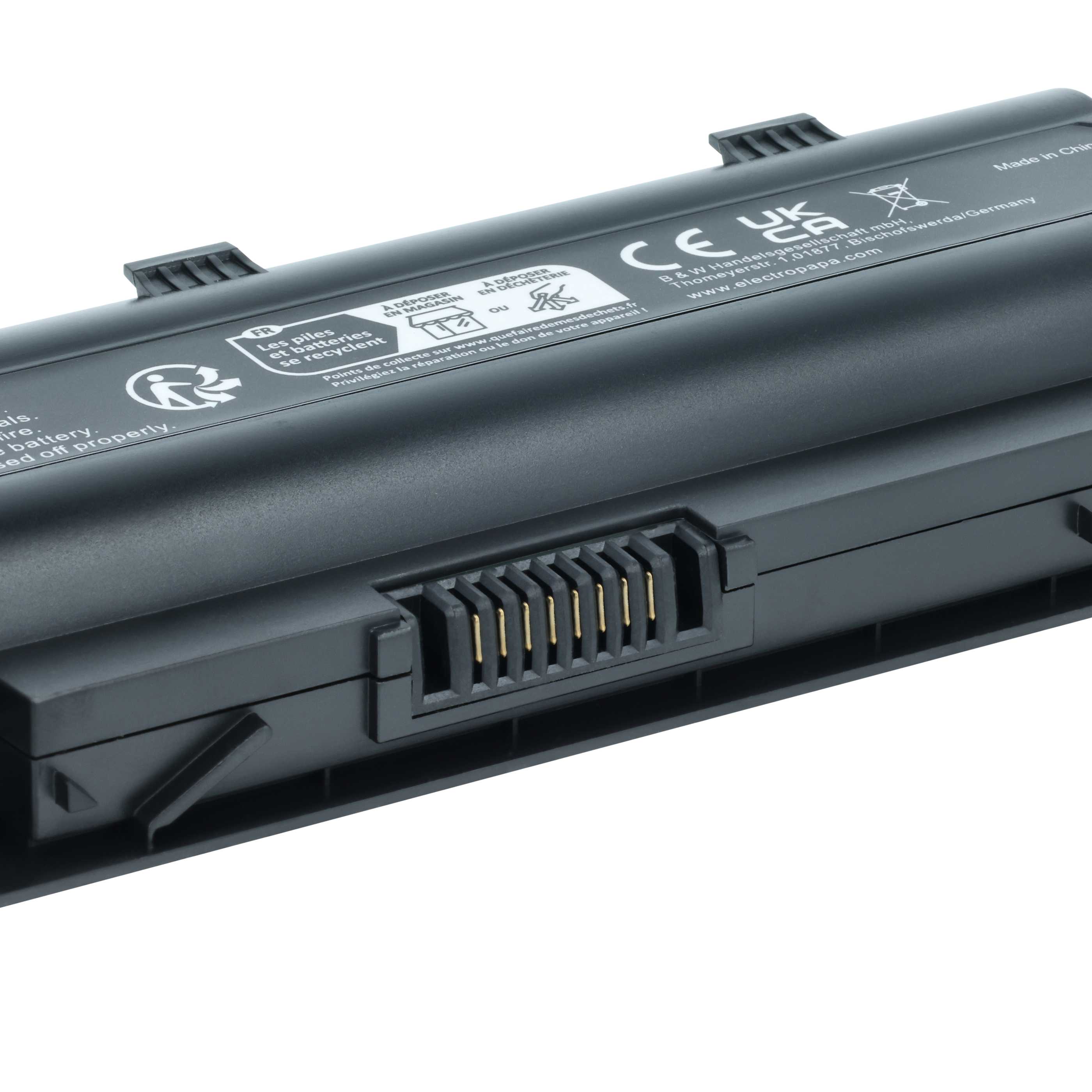 Batteria sostituisce HP 586006-321, 586006-361, 586028-341 per notebook - 4400mAh 10,8V Li-Ion nero