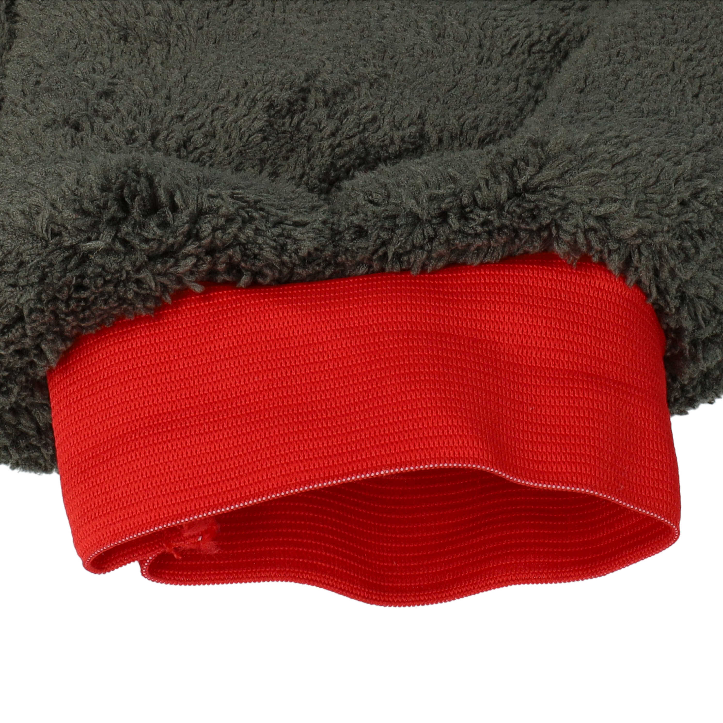5x Guante de lavado de microfibra para coche, moto, bicicleta - Manopla de limpieza rojo negro