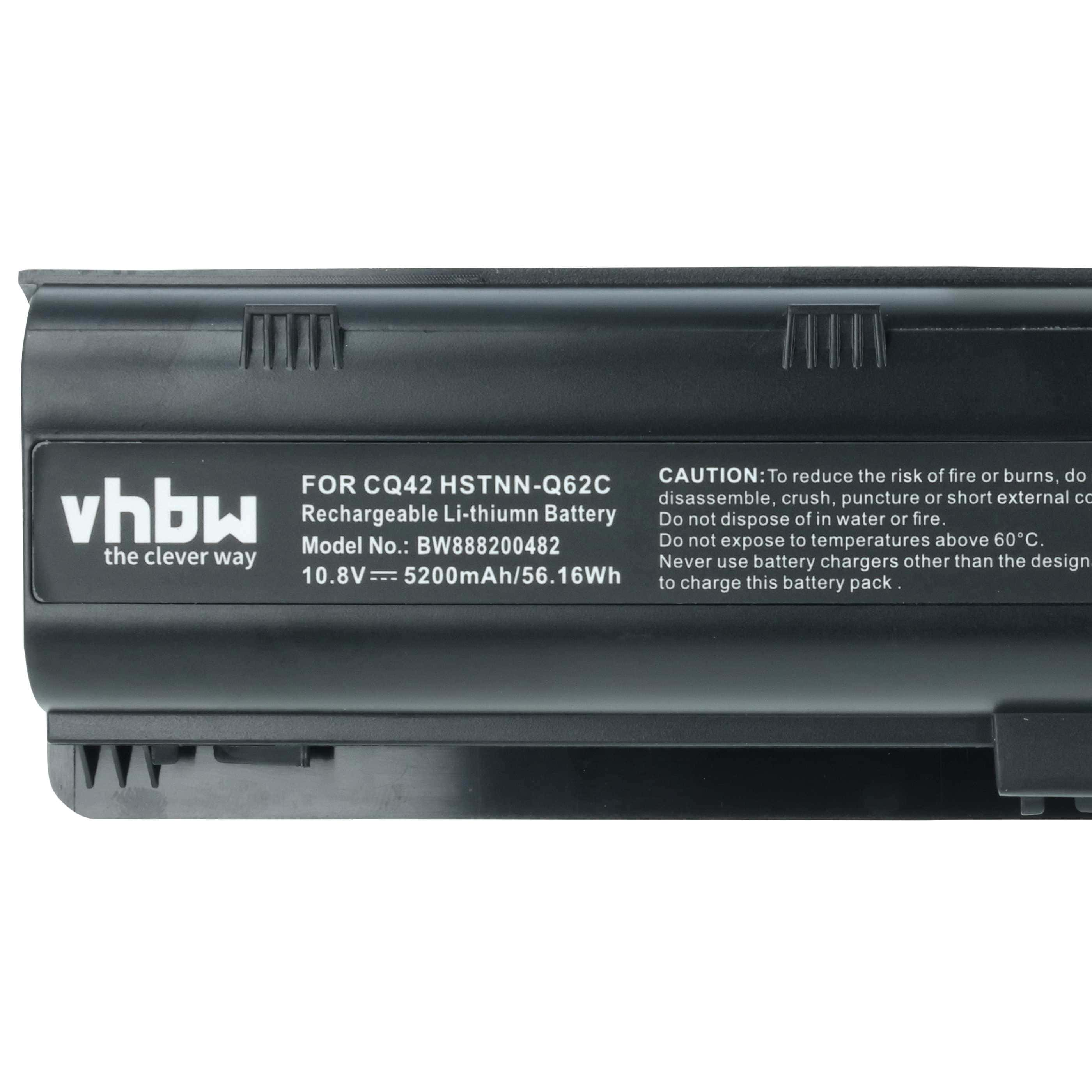 Notebook-Akku passend für HP Pavilion dv7-xxxx - 5200mAh 10,8V Li-Ion, schwarz