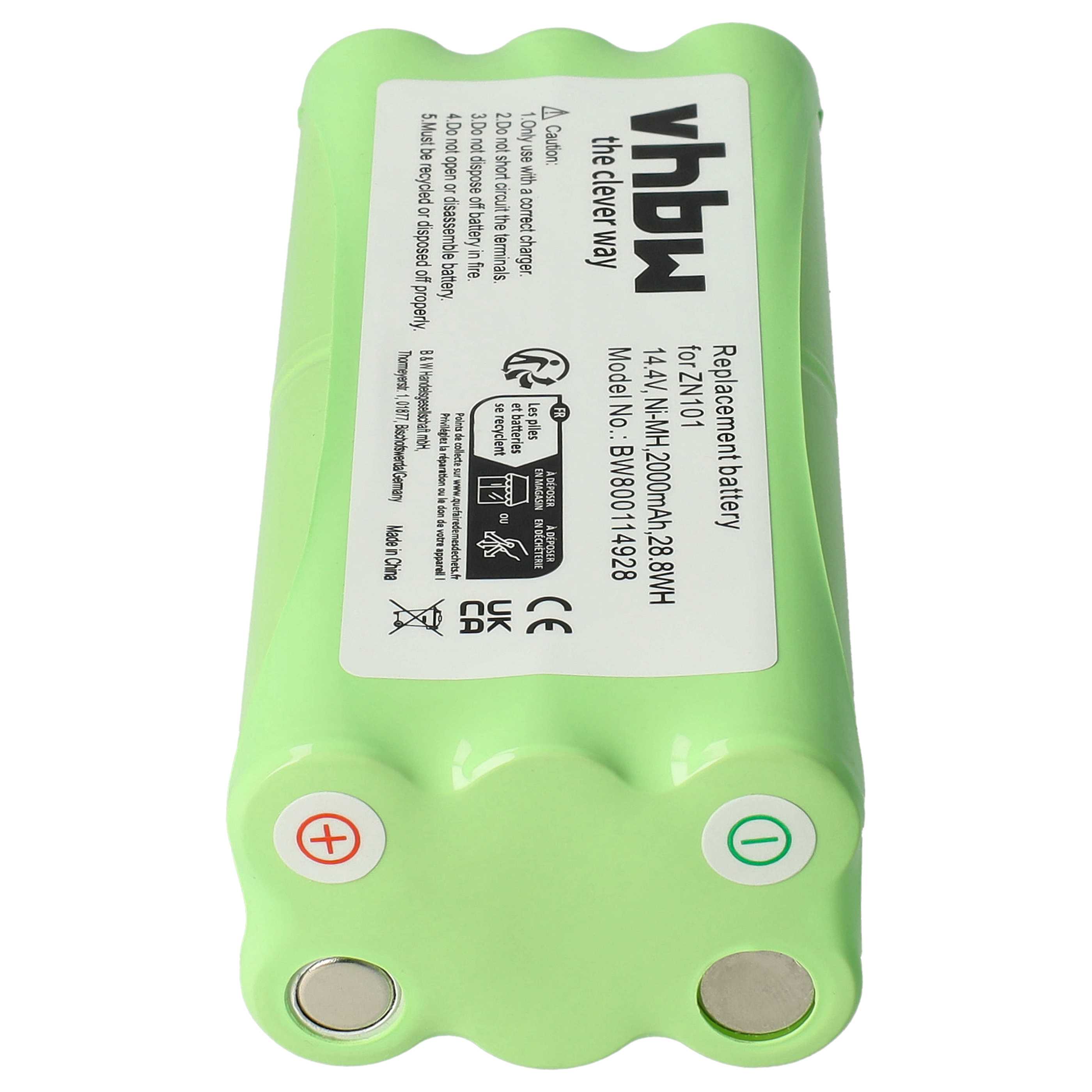 Akku als Ersatz für Dirt Devil R1-L051B, 0606004 für Puppyoo - 2000mAh 14,4V NiMH