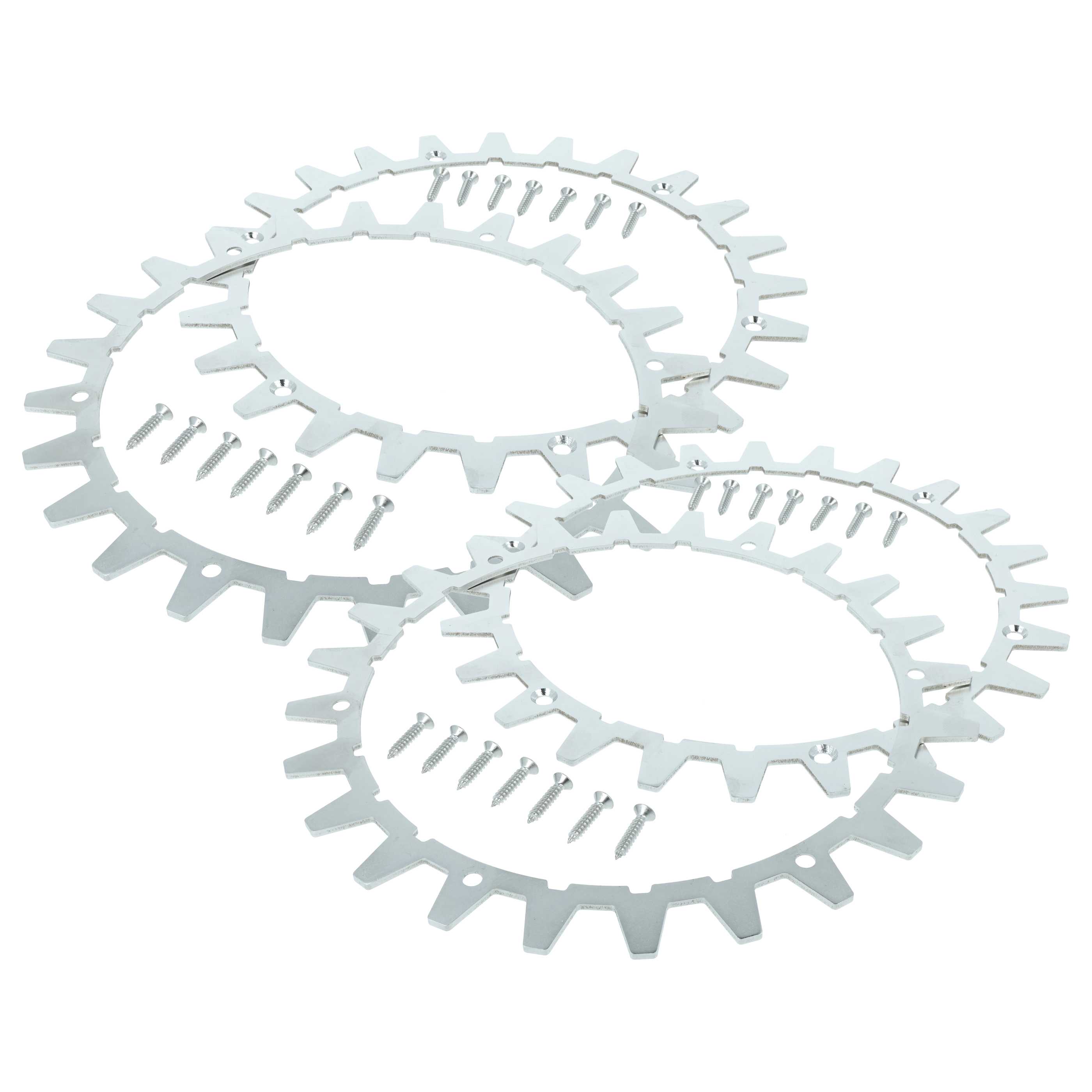 4x Spikes suitable for Worx L WR147E.1, WR148E, WR153E, WR155E Robot Mower - Stainless Steel, 24 Teeth