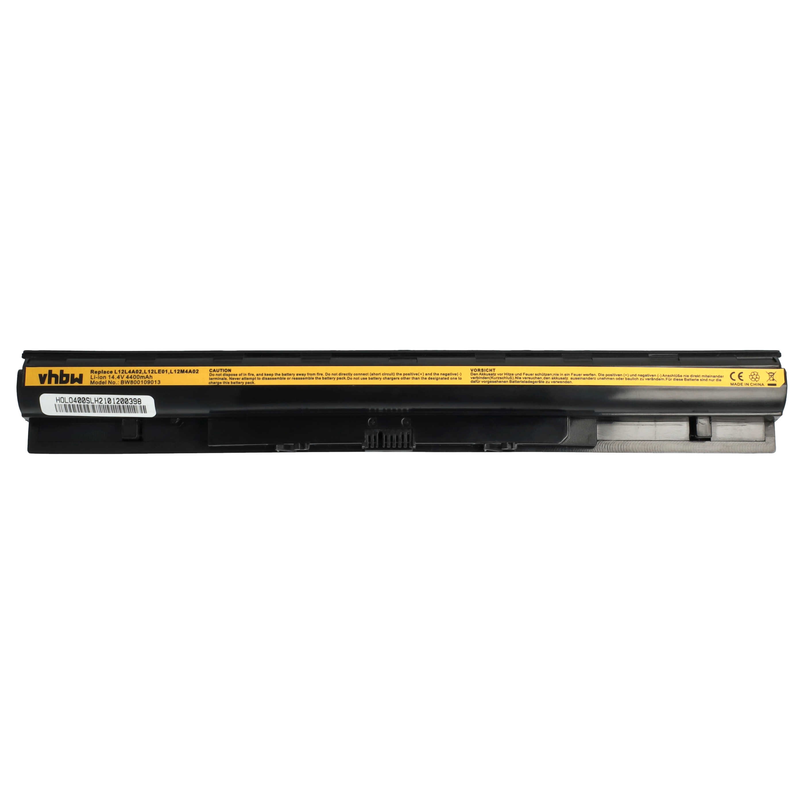 Batería reemplaza Lenovo 121500171, 121500172, 121500173 para notebook Lenovo - 4400 mAh 14,8 V Li-Ion negro