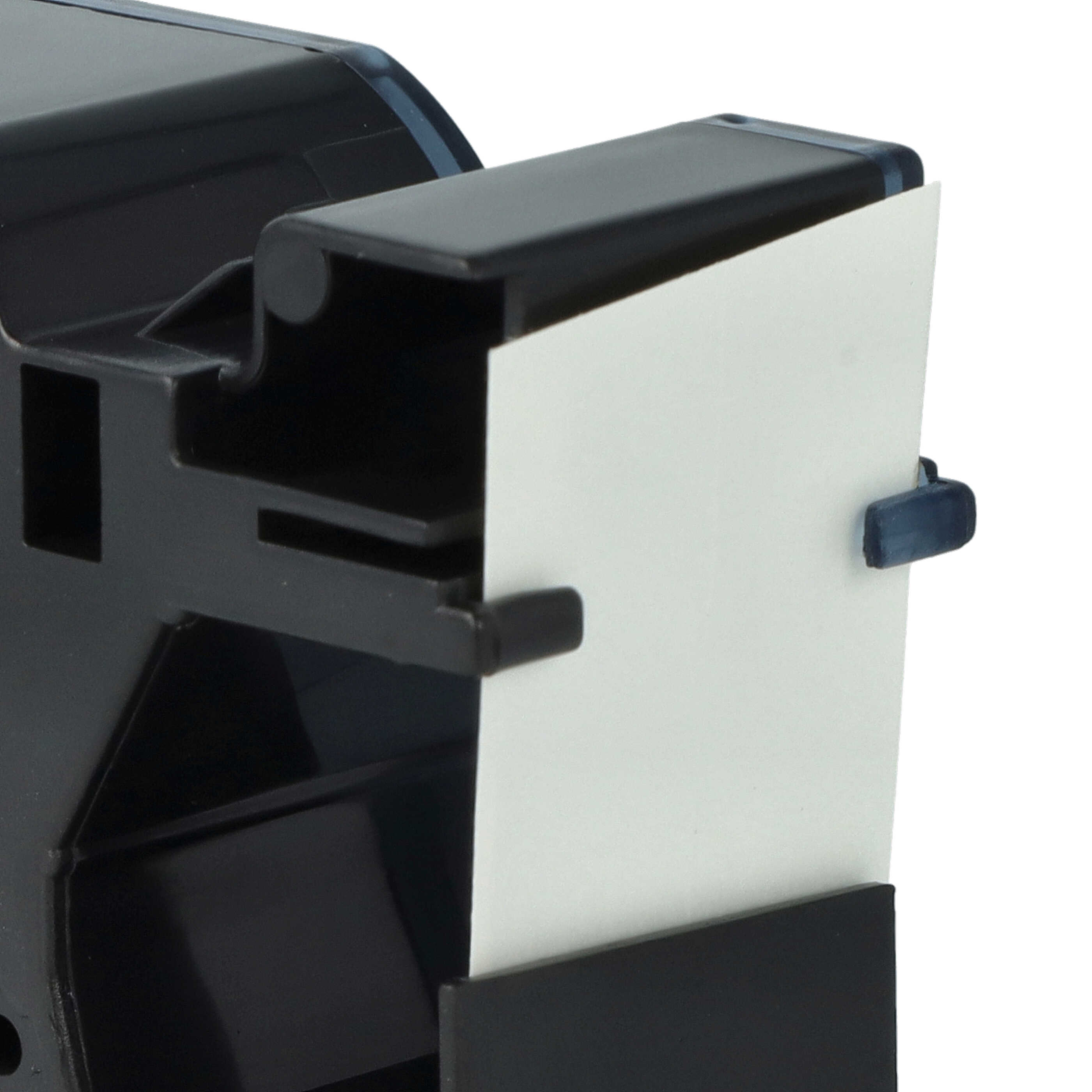 2x Label Tape replaces Dymo D1, 53713 - 24 mm Black to White