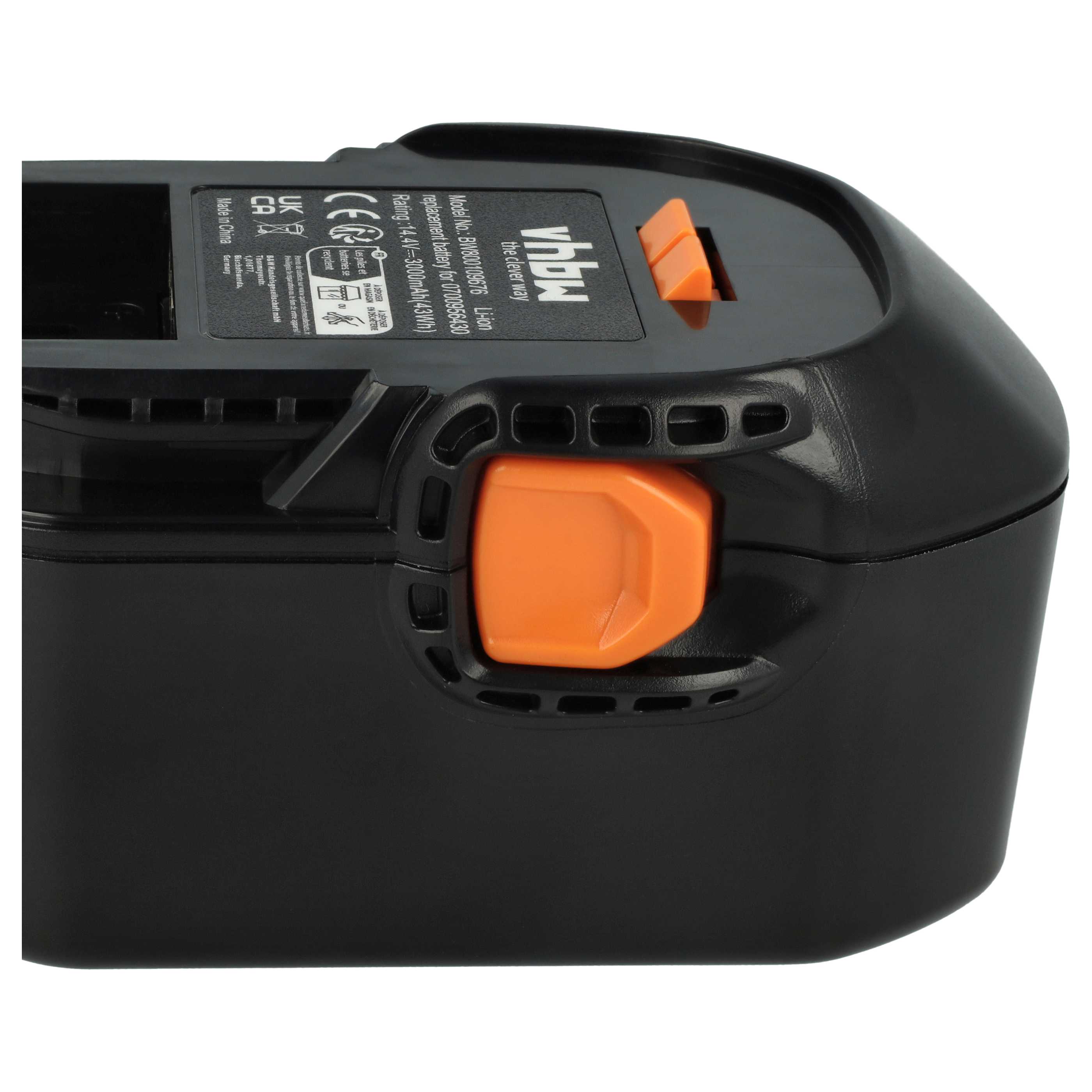 Akku 14,4V als Ersatz für 0700956430, 4932 352111, 4002395367641, 4935413106, 4932352657 - 3Ah, Li-Ion